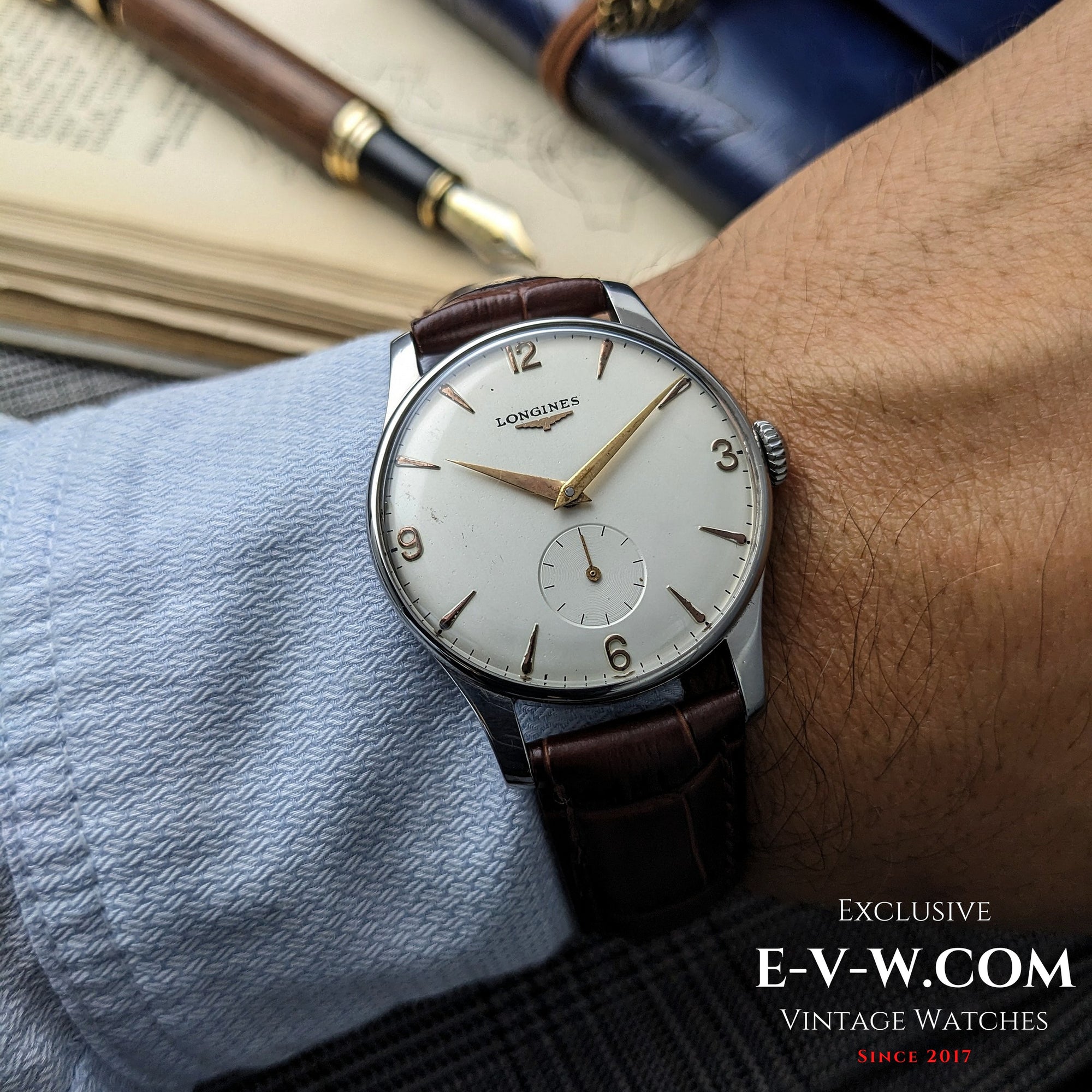 68 Jahre alte LONGINES Calatrava – Ref. 5356-35 – Kal. 12.68Z – Baujahr 1957 – gewartet