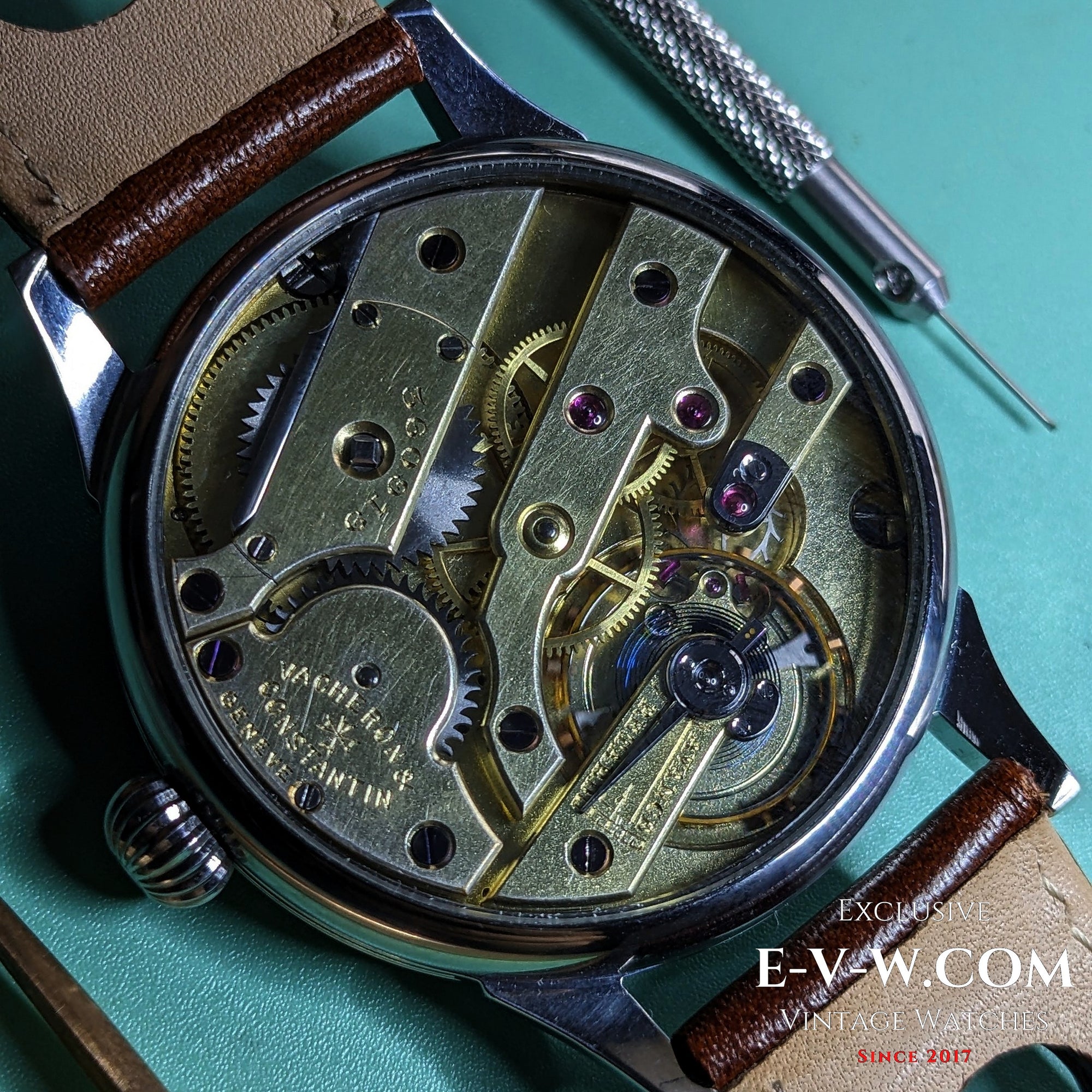 110 ans Antique Vacheron &amp; Constantin Genève - mouvement de montre de poche (c.1915) - Révisé