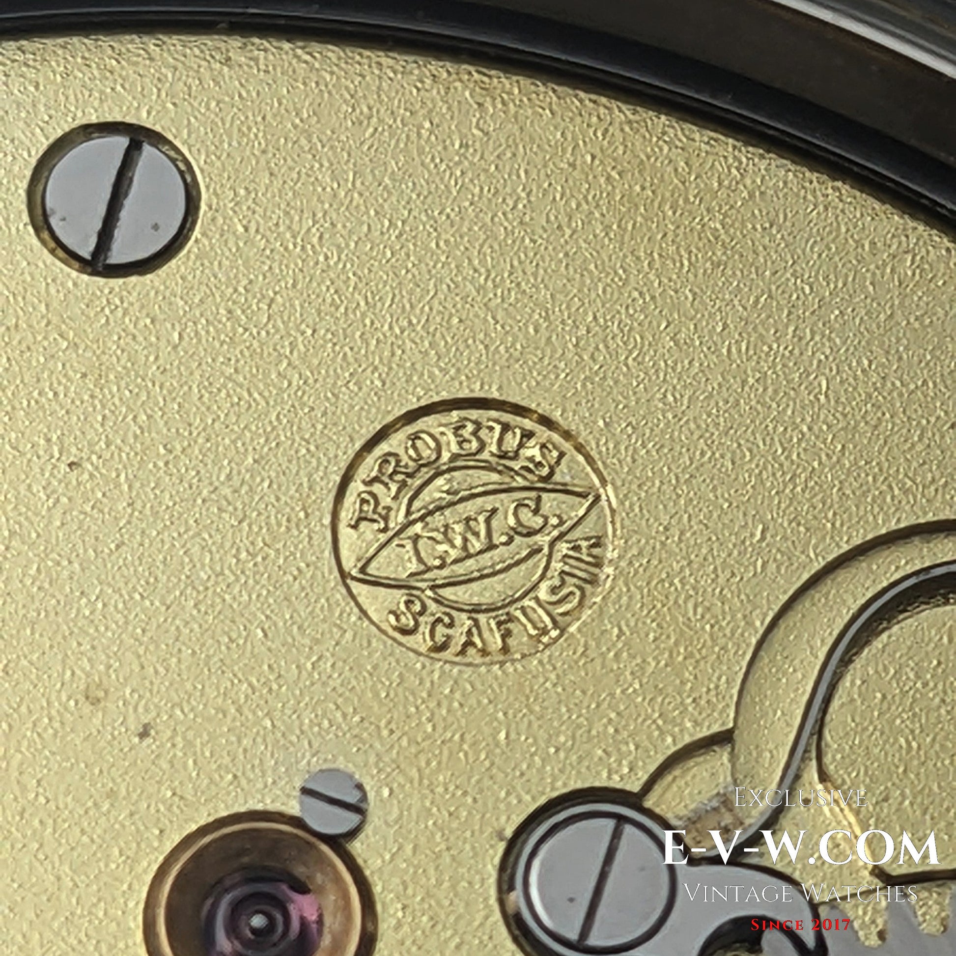 114 Years Old Antique IWC Schaffhausen Jumbo / Pocket Watch Movement / Cal. 52 / Antique 1911