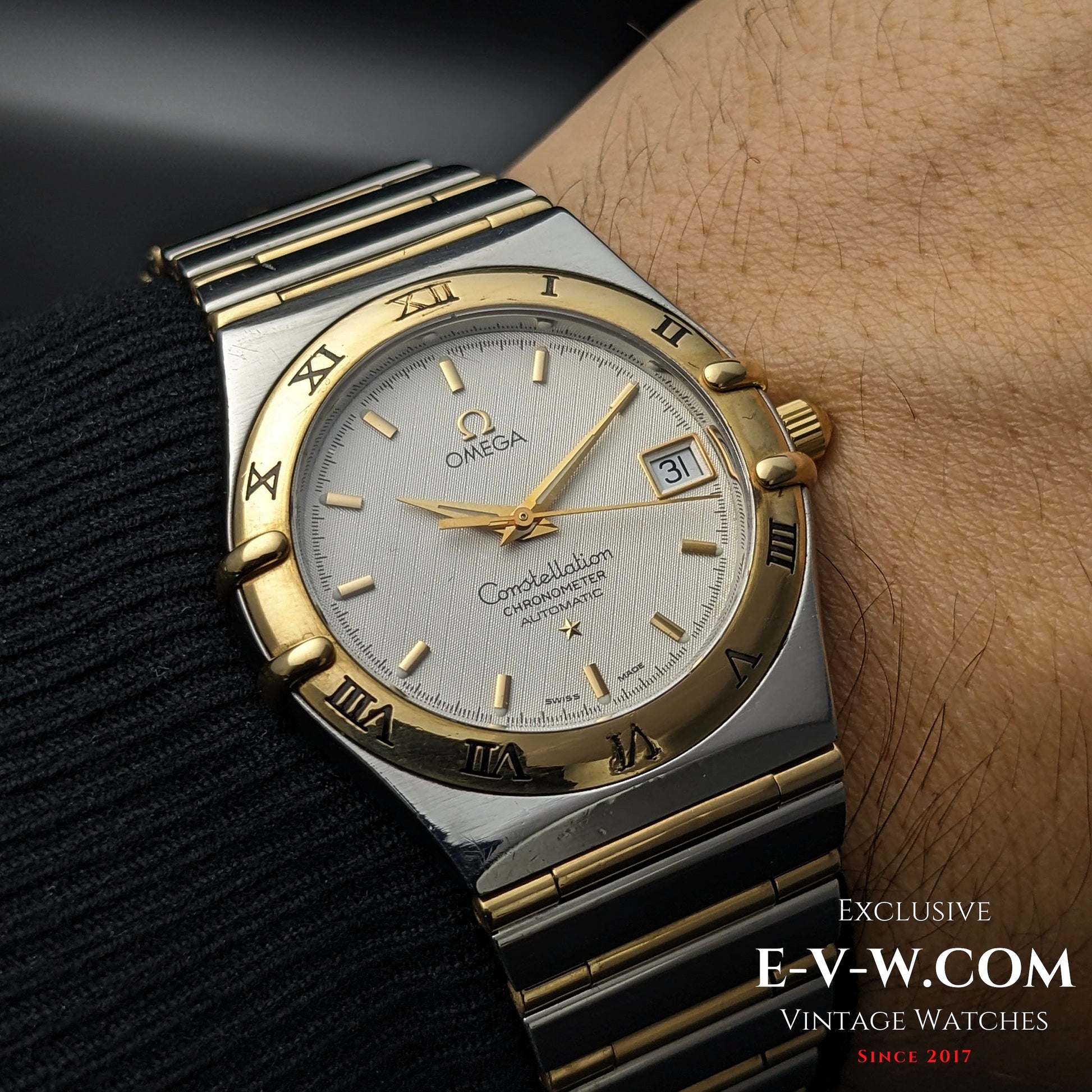 Omega Constellation Automatic / Gold - Steel / Ref. 1202.30.00 / Cal. 1120