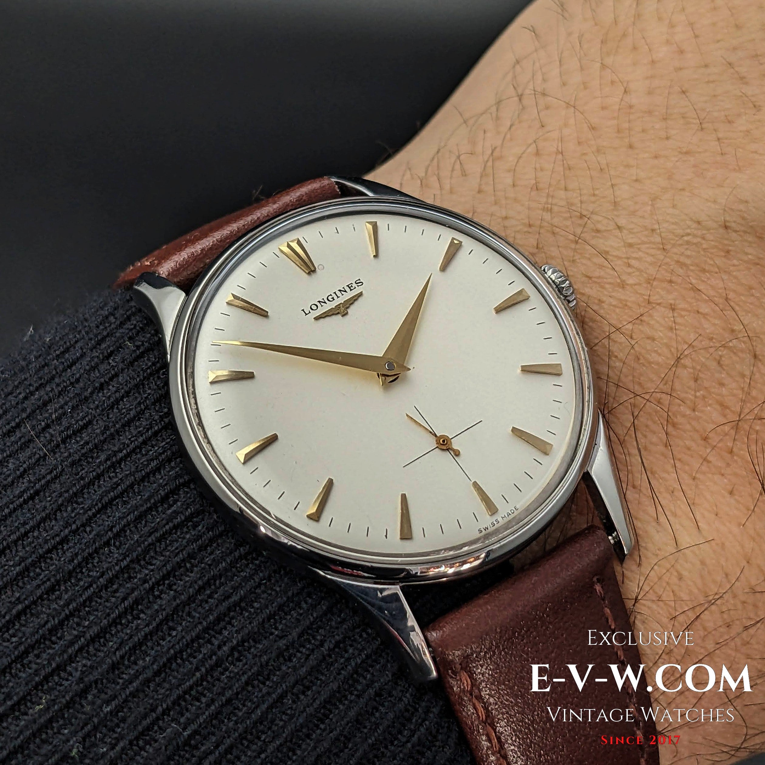 62 Years Old Vintage Longines Calatrava Cal. 301 Vintage 1962