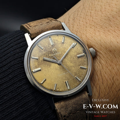 54 Years Old Vintage Omega Classic / Patina Dial / Ref. 135.070 / Cal. 601 / Vintage 1970