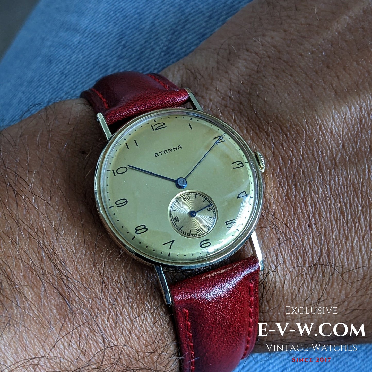 84 Years Old Vintage Eterna 14K Gold / WWII / Cal. 1020 / Vintage 1941