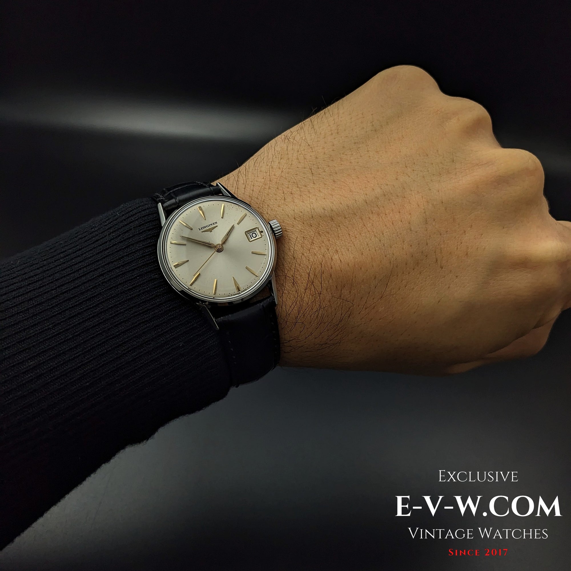 59 Years Old Vintage Longines Sector Dial / Oversize Jumbo 38mm / Ref. 7234 /Cal. 281 / Vintage 1965