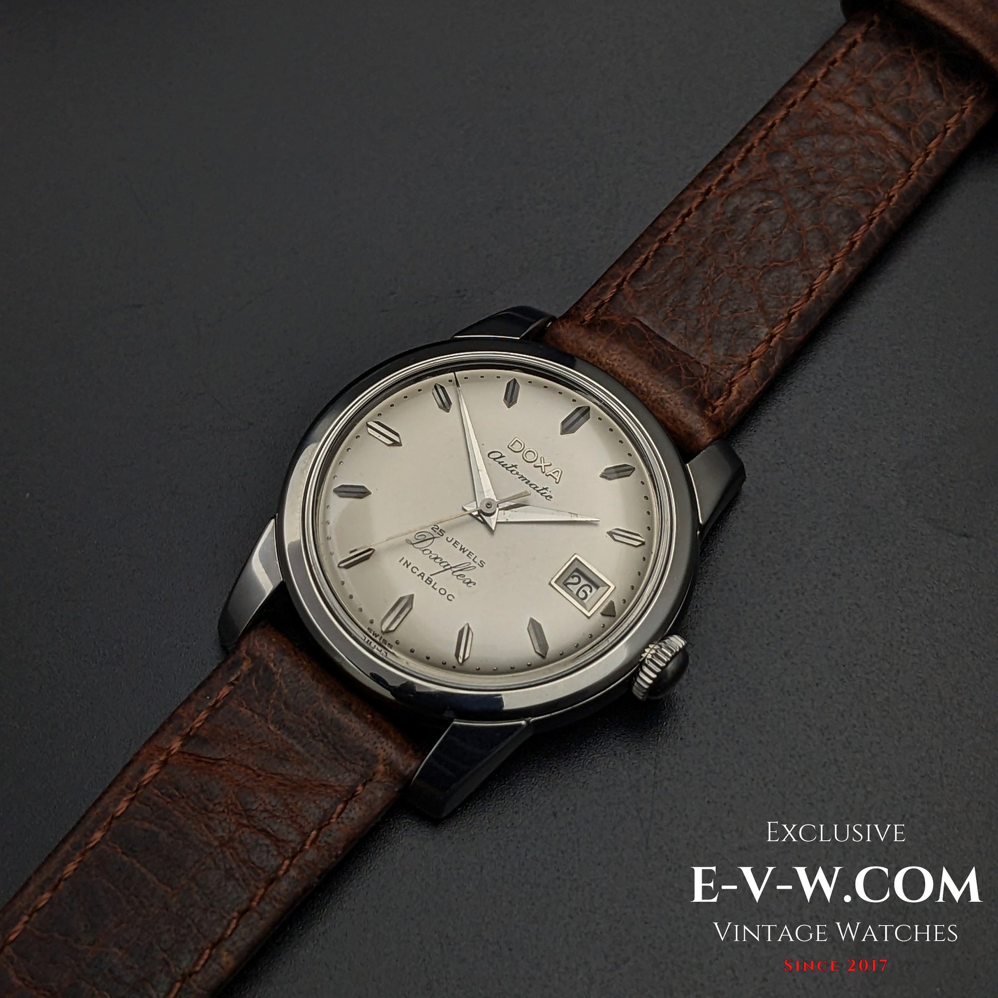 74 Years Old Vintage DOXA Doxaflex Automatic / Cal. 11 1/2 Cal.132 / Vintage 1950