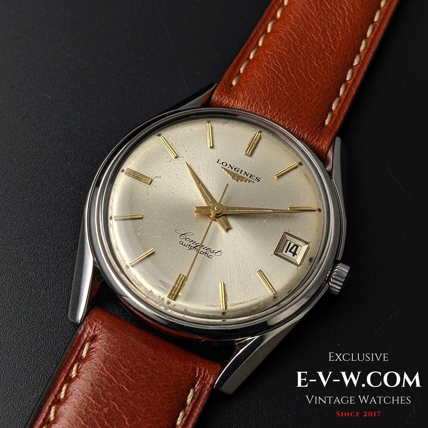 60 Years Old Vintage Longines Conquest Automatic / Ref. 7171 / Cal. 291 / Vintage 1965