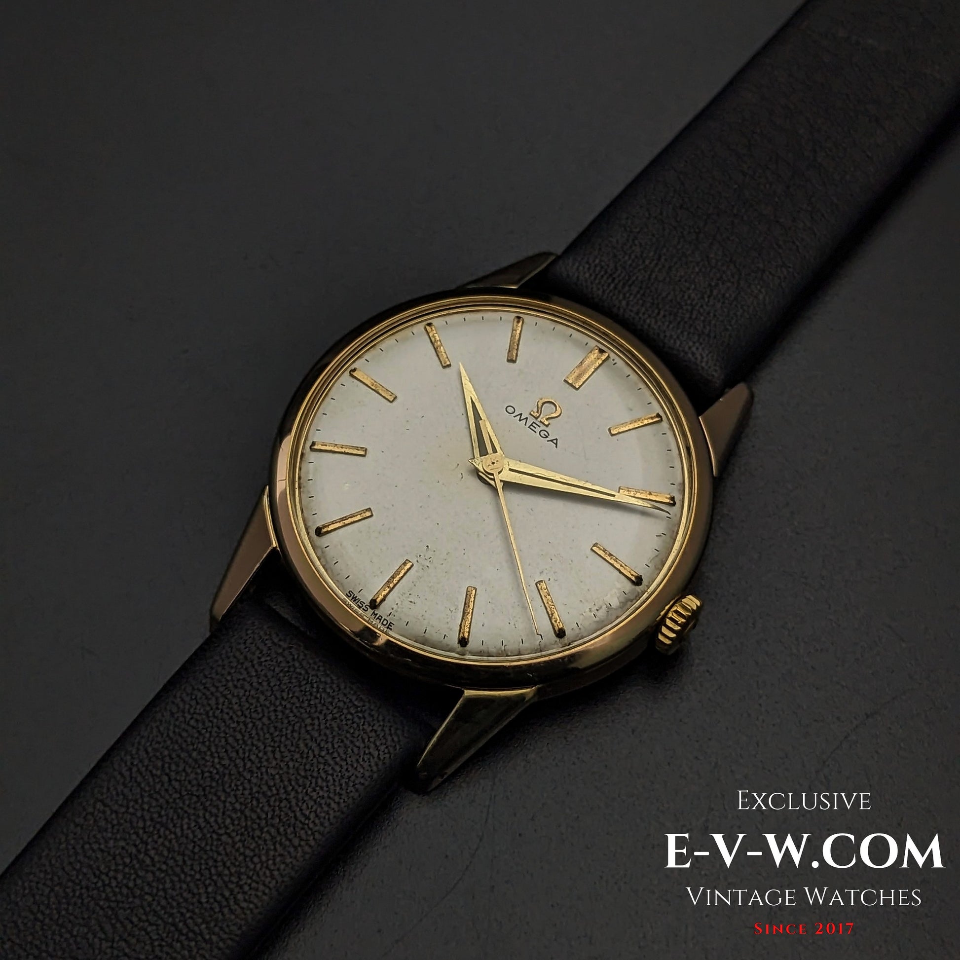 63 Years Old Vintage Omega Gold plated / Ref. 14395 61 SC / Cal. 285 (30T2) / Vintage 1961