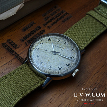 ~80 Years Old — Omega 30T2 WWII “Calatrava-Style” | Ref. 2349/3 | Cal. 30T2 SC | ~1944 | Serviced