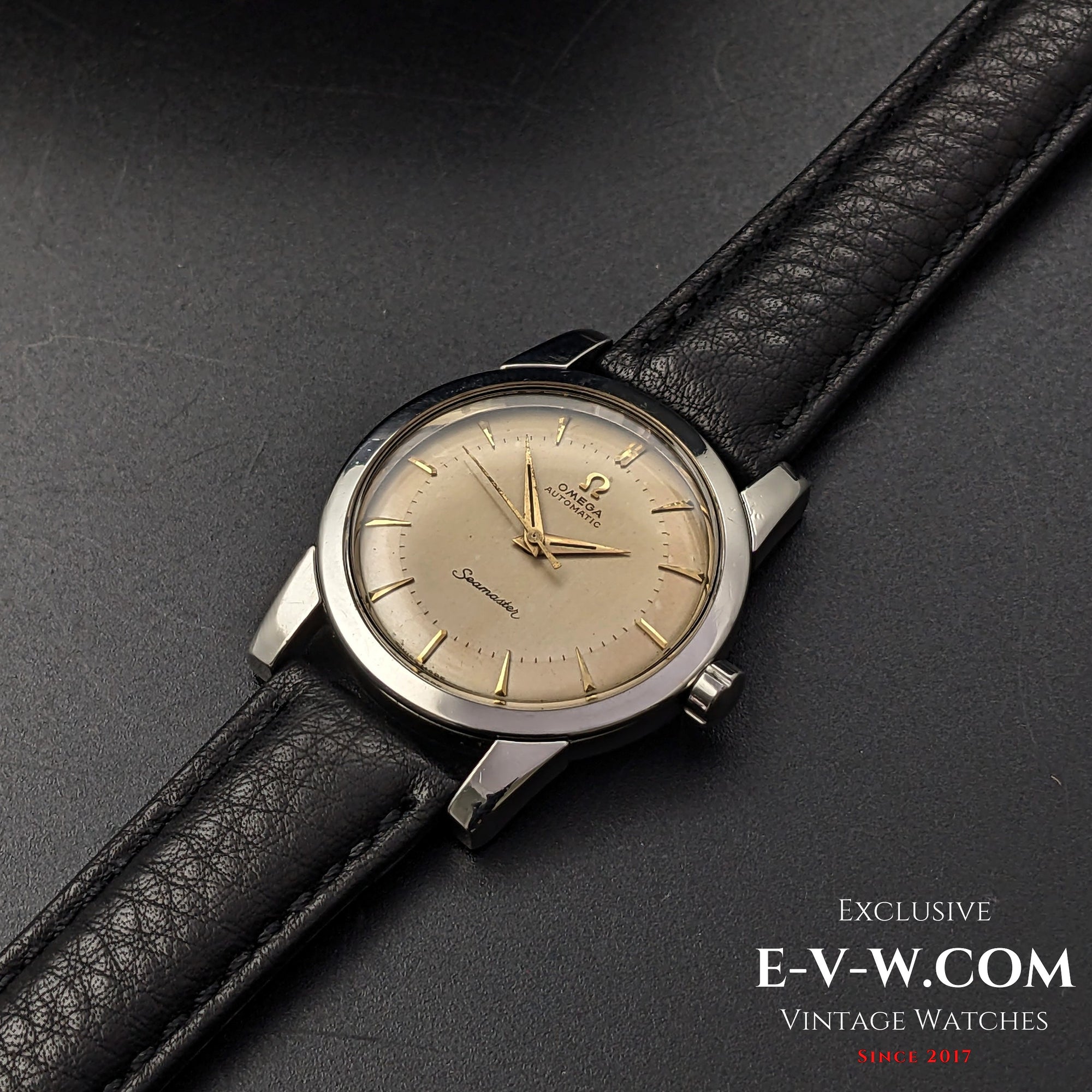 70 Jahre alte Vintage Omega Seamaster Bumper Automatic Ref. 2577 / Kal. 354, Baujahr 1954