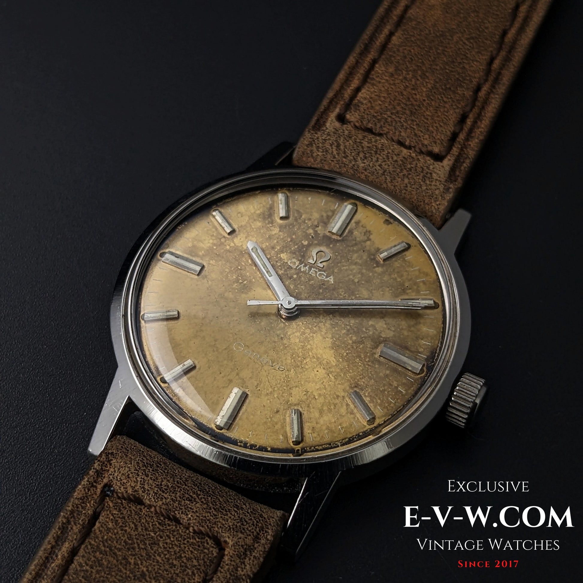 54 Years Old Vintage Omega Classic / Patina Dial / Ref. 135.070 / Cal. 601 / Vintage 1970