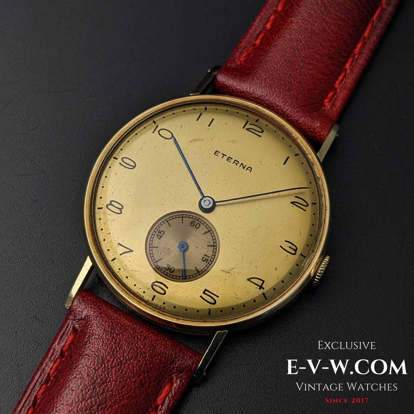 84 Years Old Vintage Eterna 14K Gold / WWII / Cal. 1020 / Vintage 1941