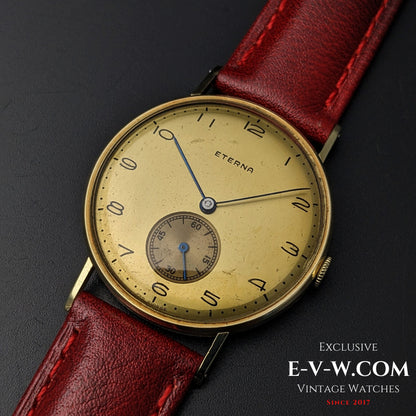 84 Years Old Vintage Eterna 14K Gold / WWII / Cal. 1020 / Vintage 1941
