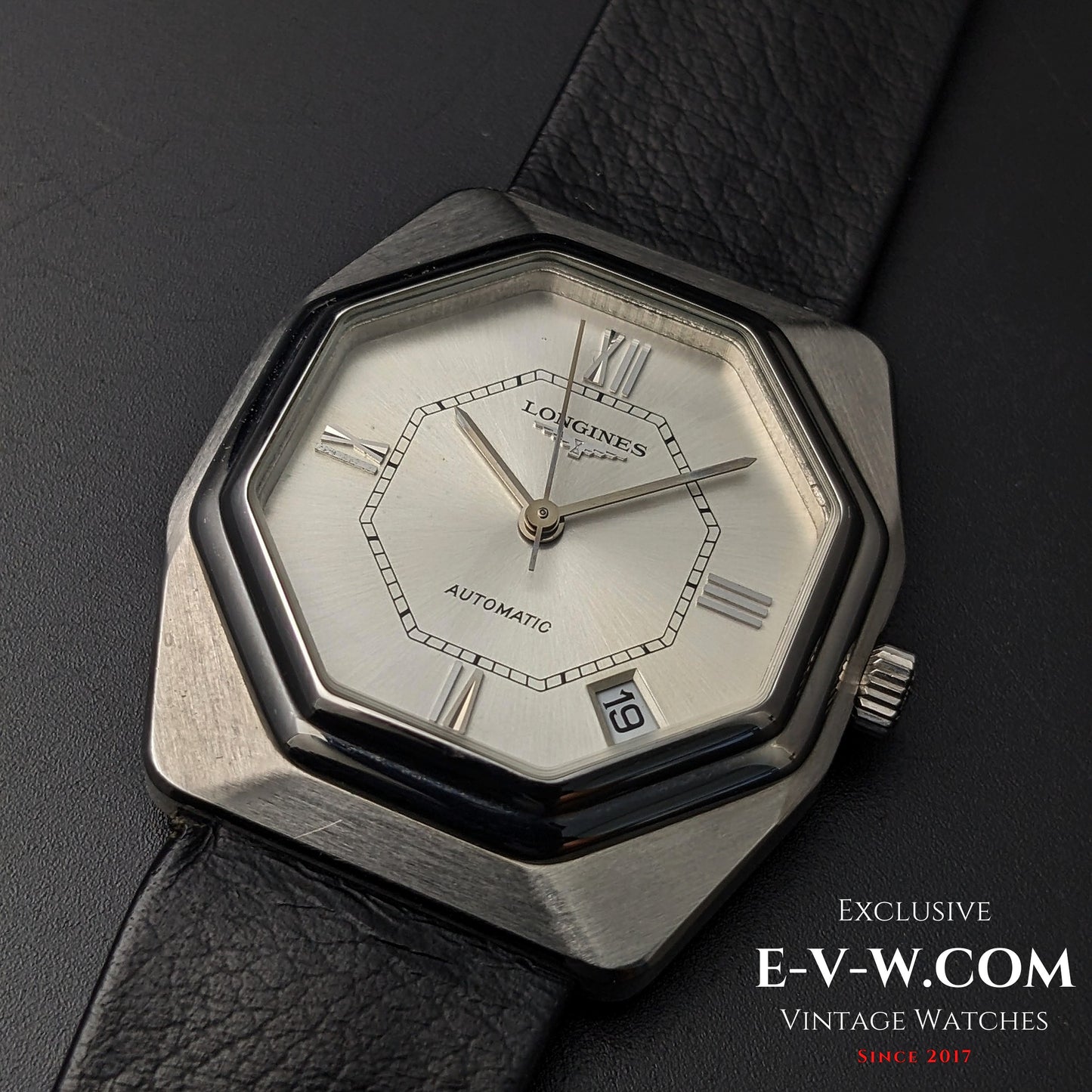 50 Years Old Vintage Longines Automatic / Octagonal / Rare NOS / Ref. 4822 / Cal. 633.1 / Vintage 1975