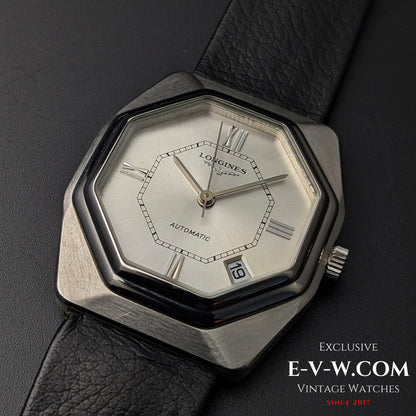 50 Years Old Vintage Longines Automatic / Octagonal / Rare NOS / Ref. 4822 / Cal. 633.1 / Vintage 1975