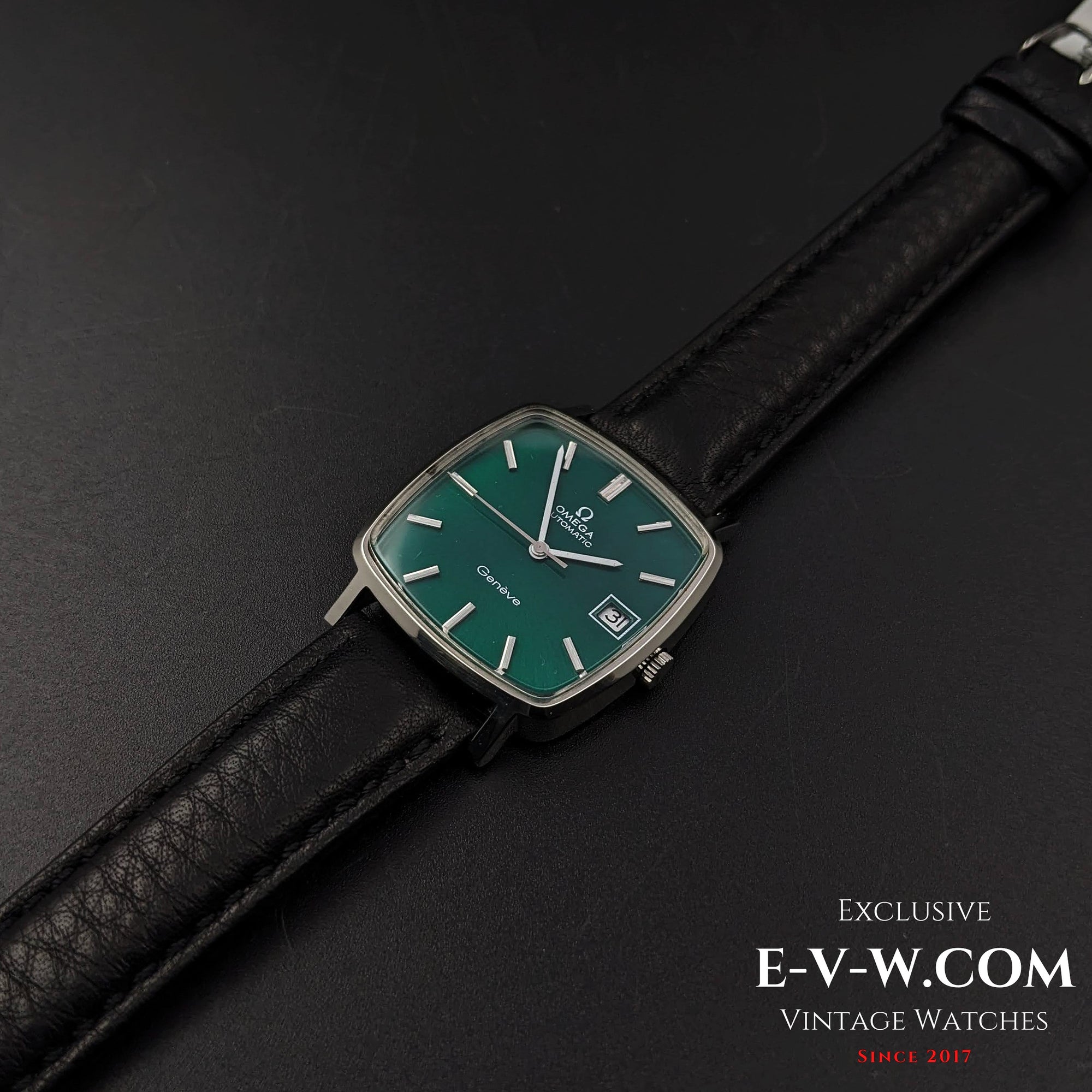 50 Years Old Vintage Omega Automatic / Green Dial Ref. ST1620060 / Cal. 1012 / Vintage 1973