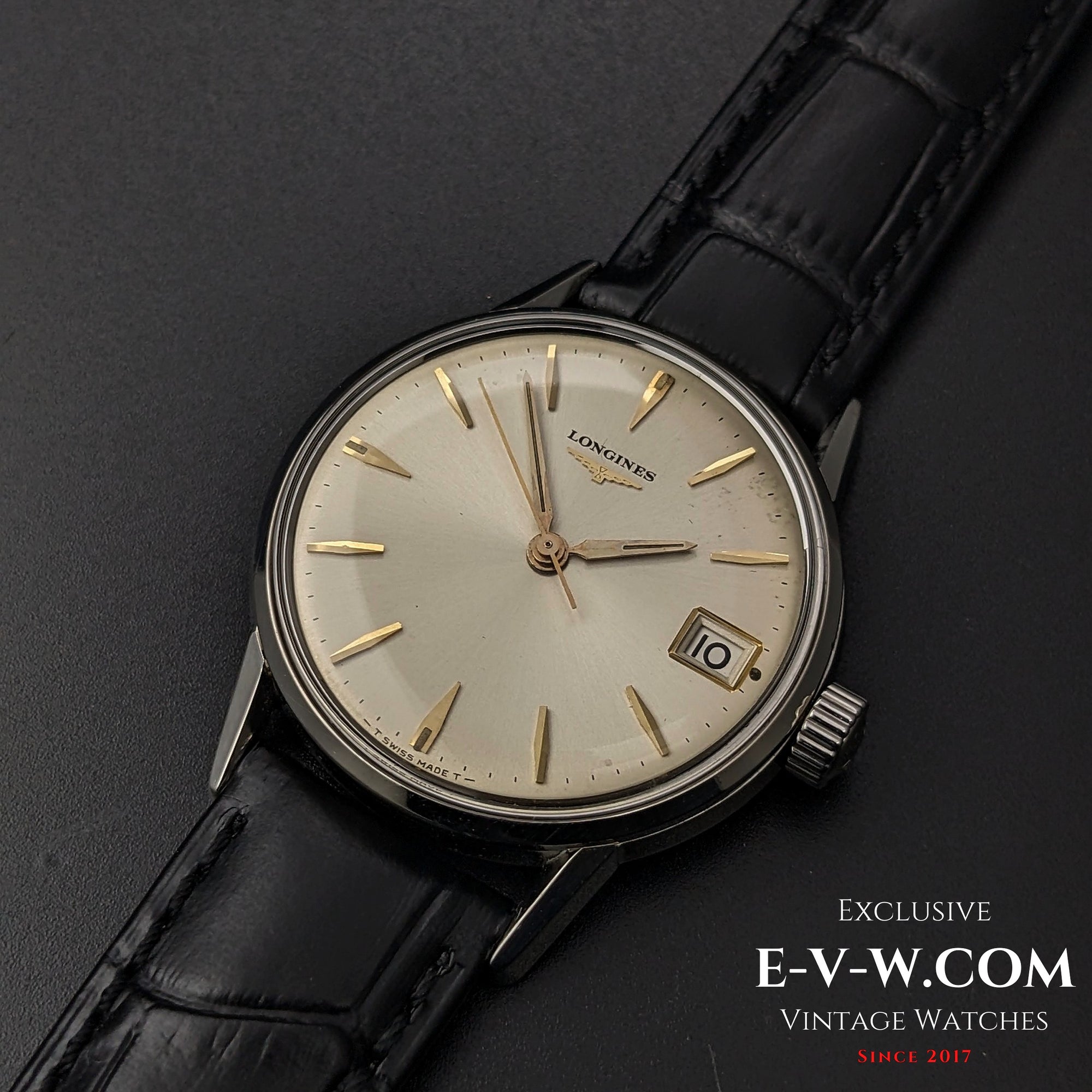 59 Years Old Vintage Longines Sector Dial / Oversize Jumbo 38mm / Ref. 7234 /Cal. 281 / Vintage 1965