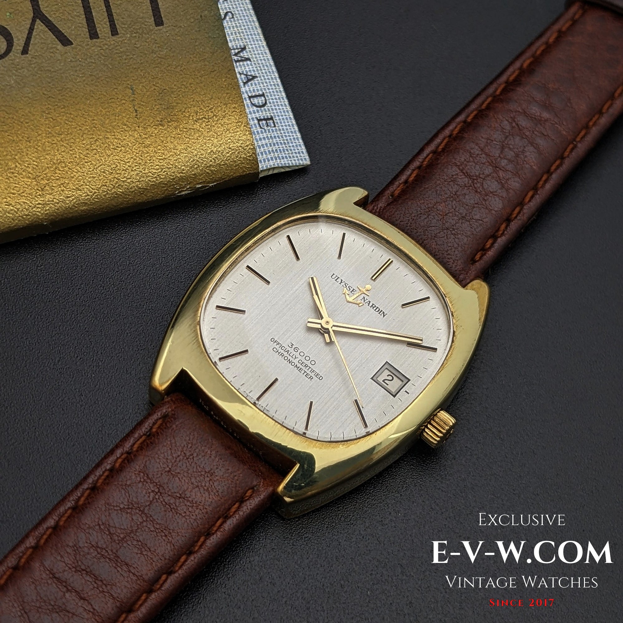 54 Jahre alter Vintage-Chronometer Ulysse Nardin 36000 Automatik, offiziell zertifiziert, Kaliber NB11QU, aus den 1970er Jahren