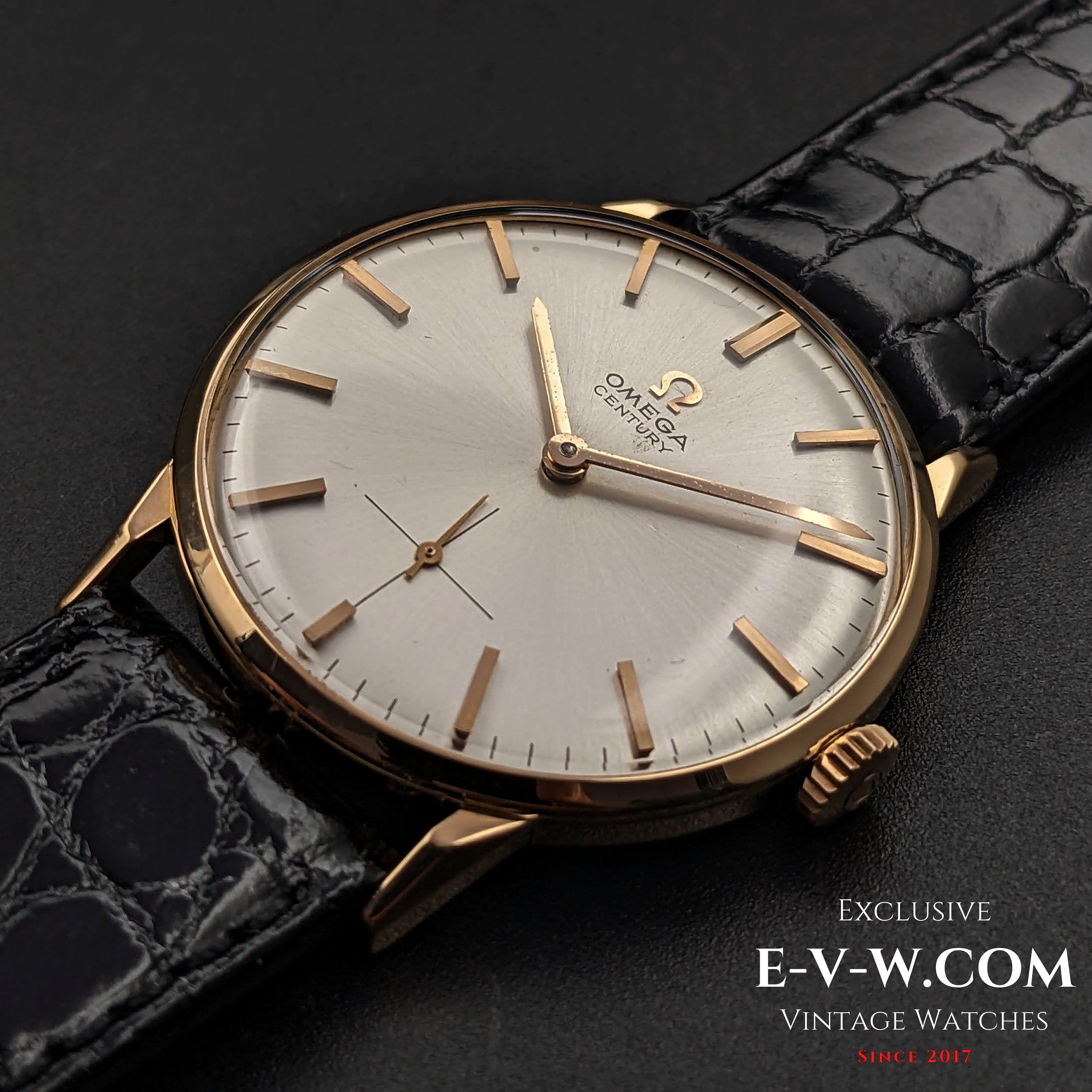 Omega century best sale gold watch