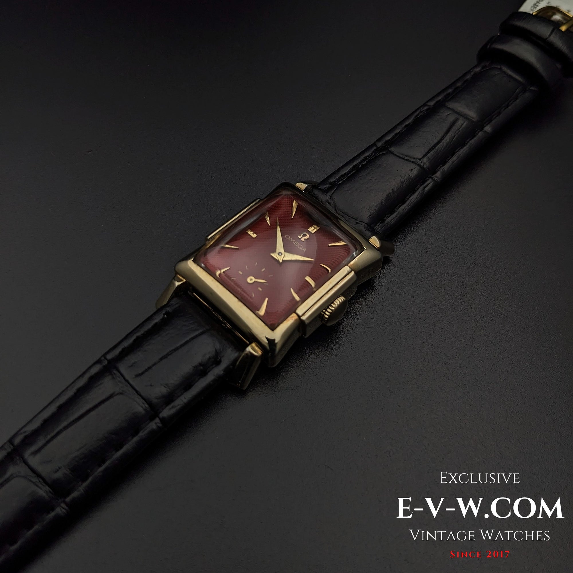 72 Jahre alte, seltene und einzigartige Omega Art Deco / Goldfilled / Ref. N6263 / Kal. 302 / Jahrgang 1952