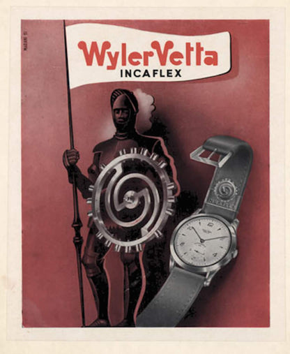 Wyler Vetta Rare Incaflex 18K Solid Gold / Cal 32 / Vintage 1960s