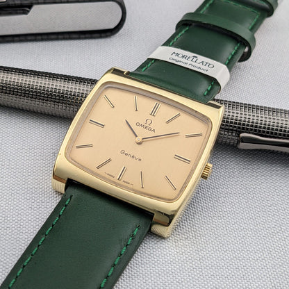 47 Years Old Omega Genève Gold platted / Ref 111.0109 / Vintage 1979 Watch / Cal 620 Movement / Serviced vintage watch