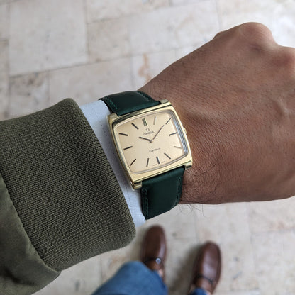 47 Years Old Omega Genève Gold platted / Ref 111.0109 / Vintage 1979 Watch / Cal 620 Movement / Serviced vintage watch