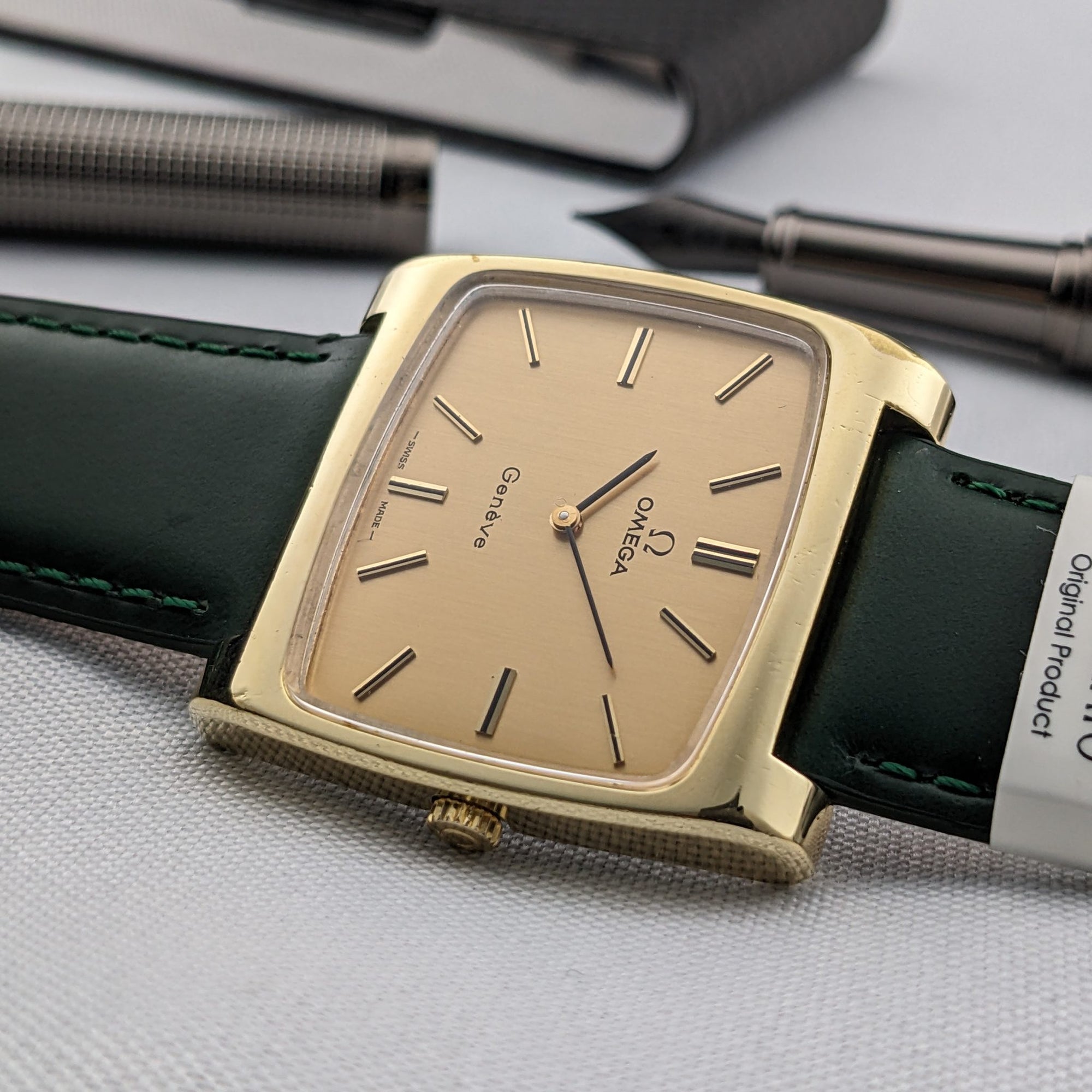 47 Years Old Omega Genève Gold platted / Ref 111.0109 / Vintage 1979 Watch / Cal 620 Movement / Serviced vintage watch