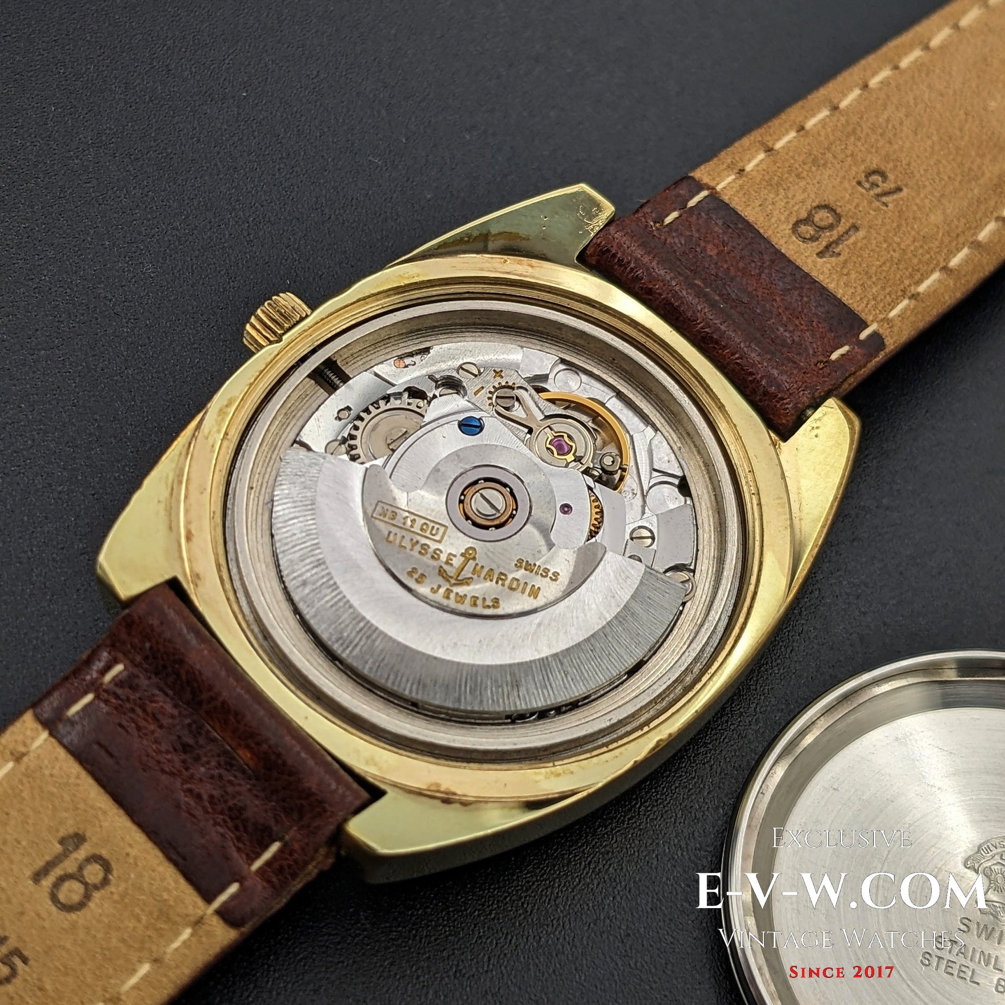 54 Jahre alter Vintage-Chronometer Ulysse Nardin 36000 Automatik, offiziell zertifiziert, Kaliber NB11QU, aus den 1970er Jahren