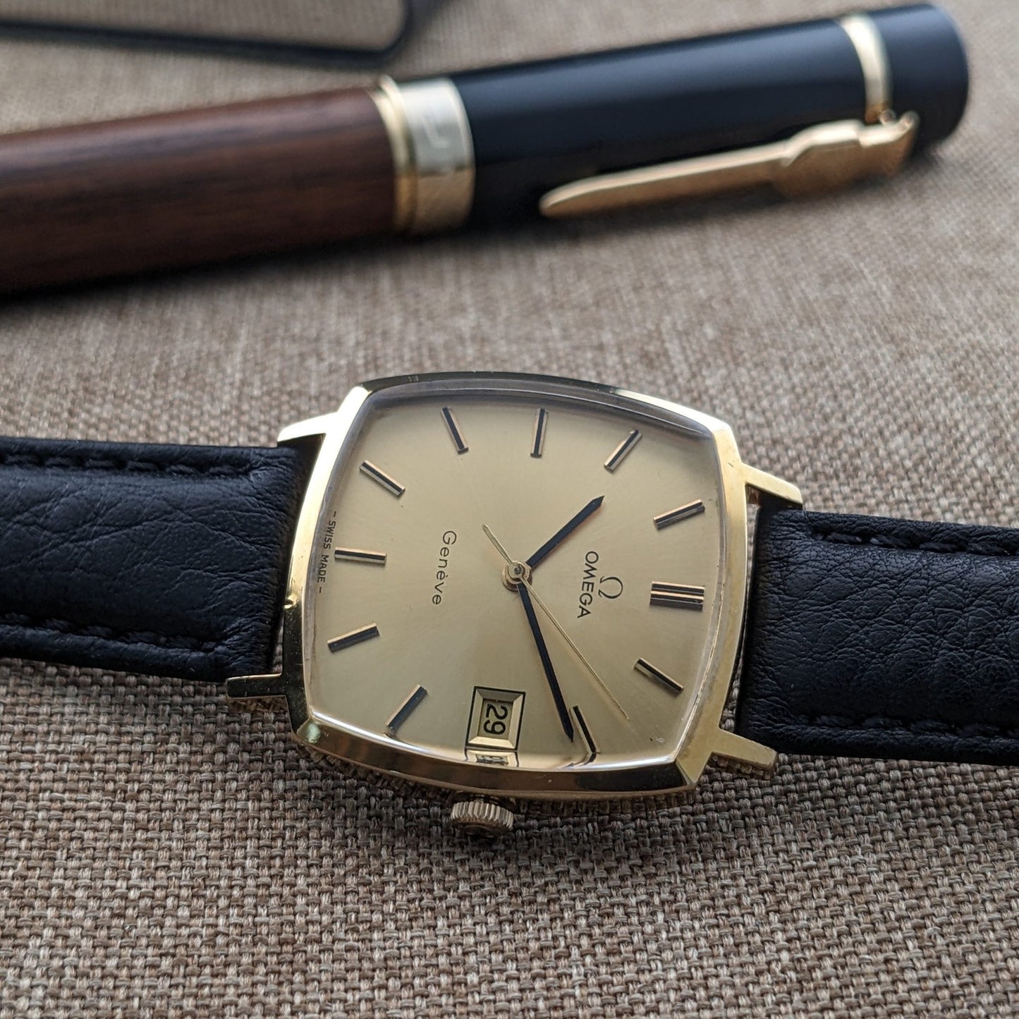 52 Years Old / Omega Genève / Ref 132.0052 / Vintage 1974 Watch / Cal 1030 Movement / Serviced vintage watch