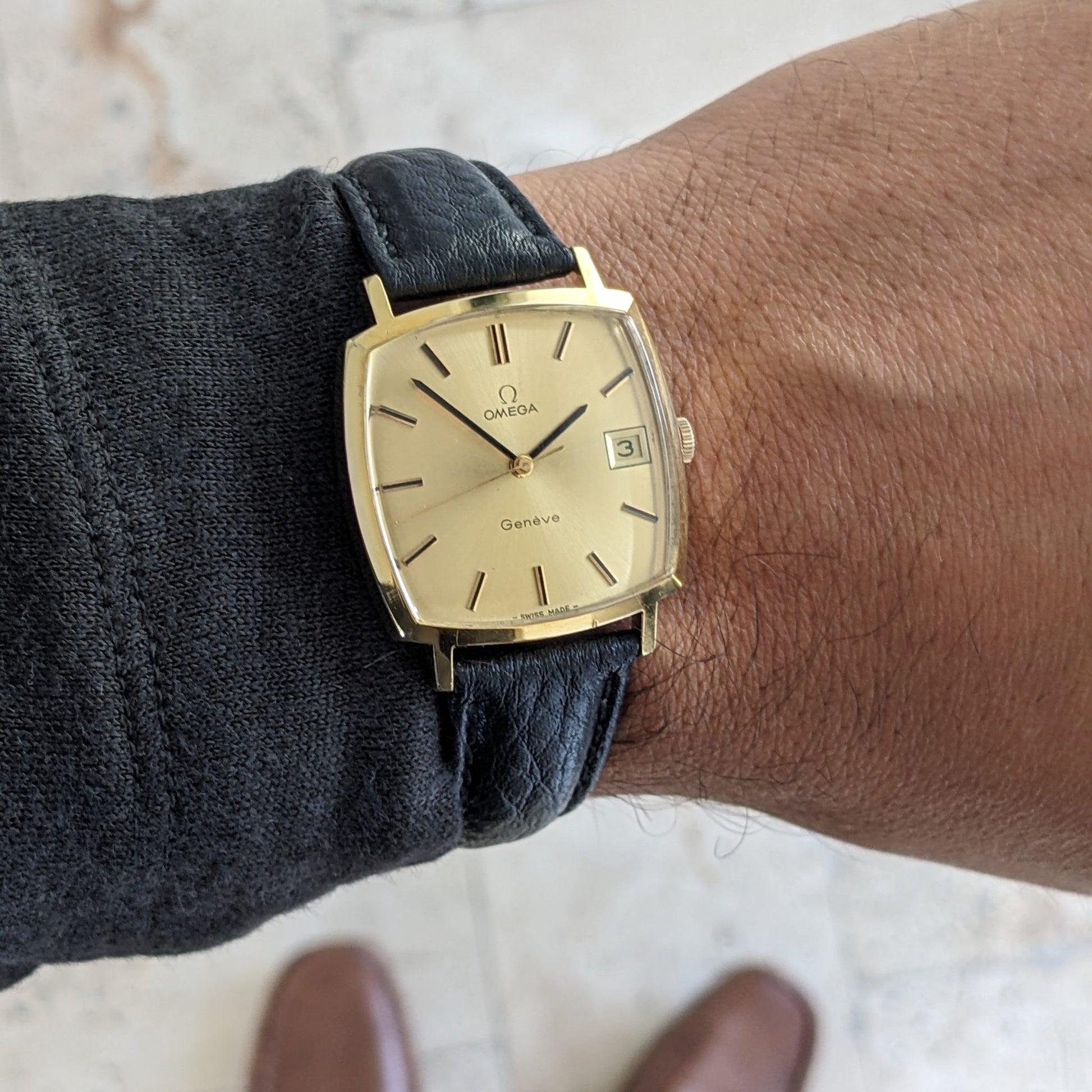 52 Years Old / Omega Genève / Ref 132.0052 / Vintage 1974 Watch / Cal 1030 Movement / Serviced vintage watch
