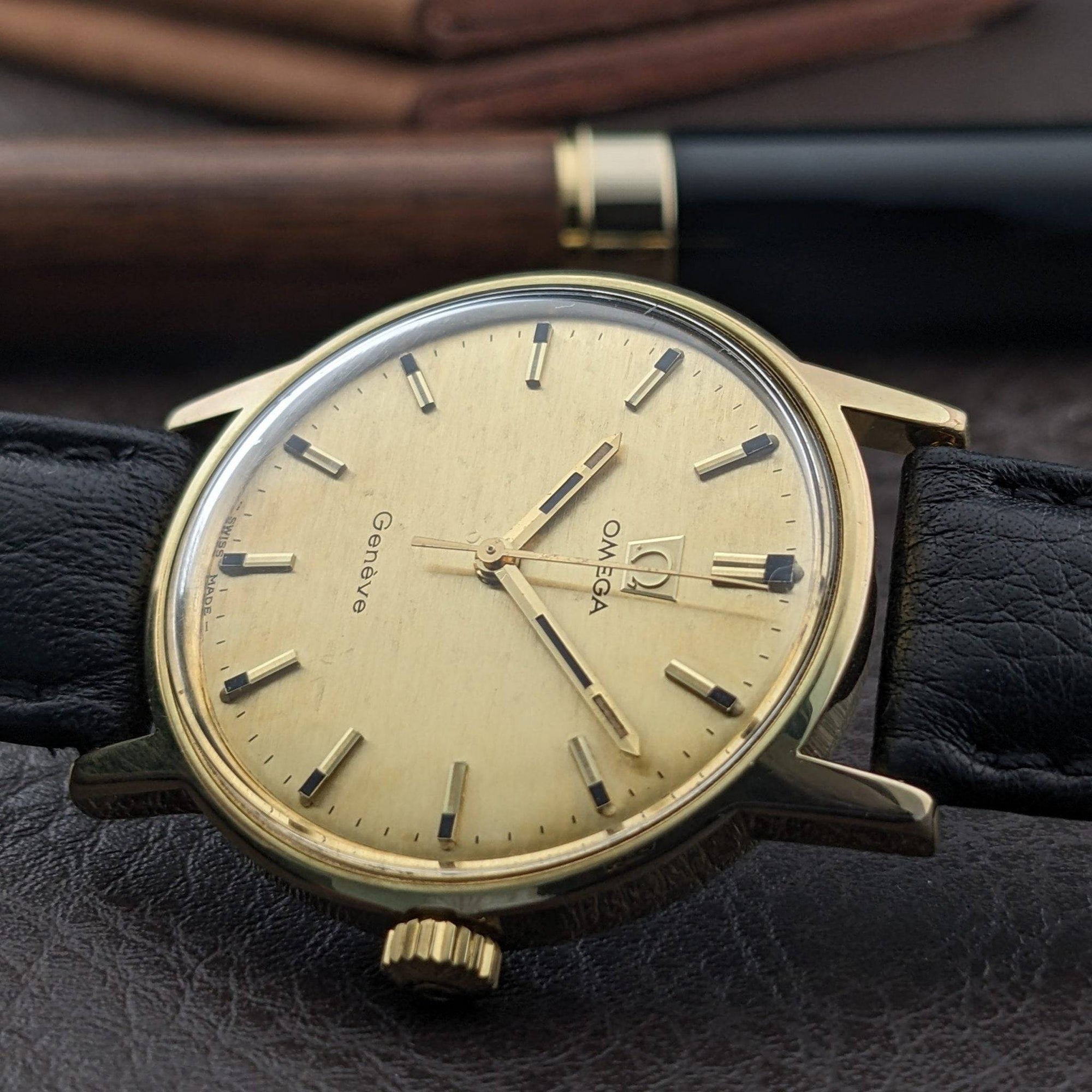 56 Years Old Omega Genève Gold Plated / Ref 135.070 /  Vintage 1970 Watch with Cal 601 / Serviced