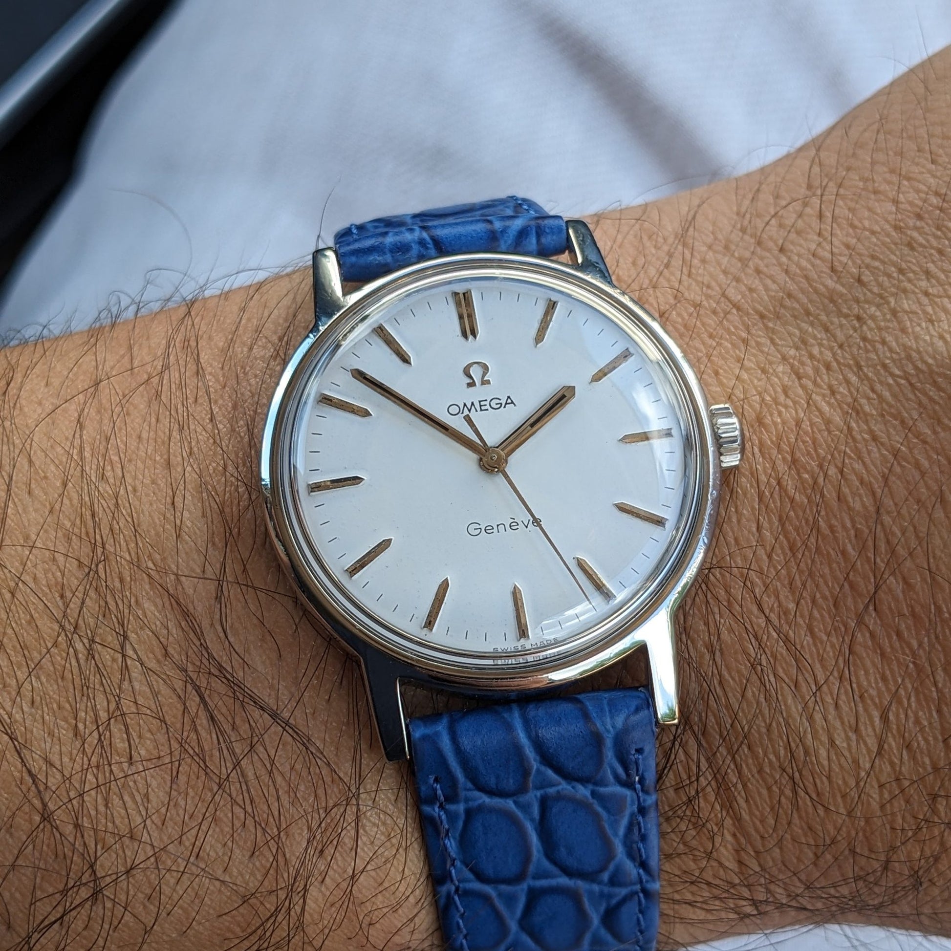 57 Years Old / Omega Genève / Ref 135.070 / Vintage 1969 Watch / Cal 601 Movement / Serviced vintage watch
