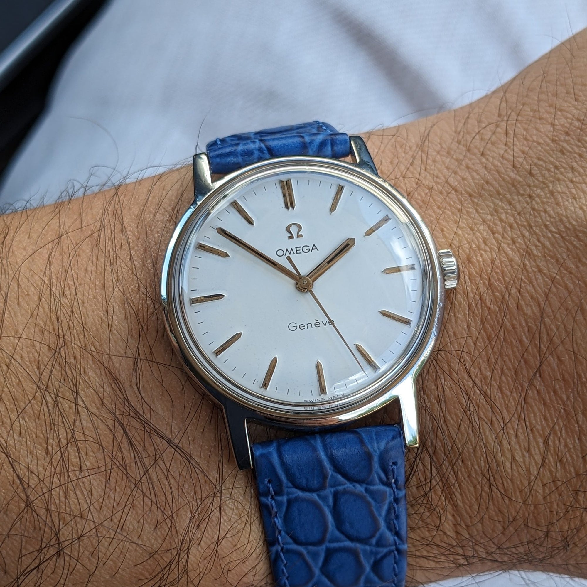 57 Years Old / Omega Genève / Ref 135.070 / Vintage 1969 Watch / Cal 601 Movement / Serviced vintage watch