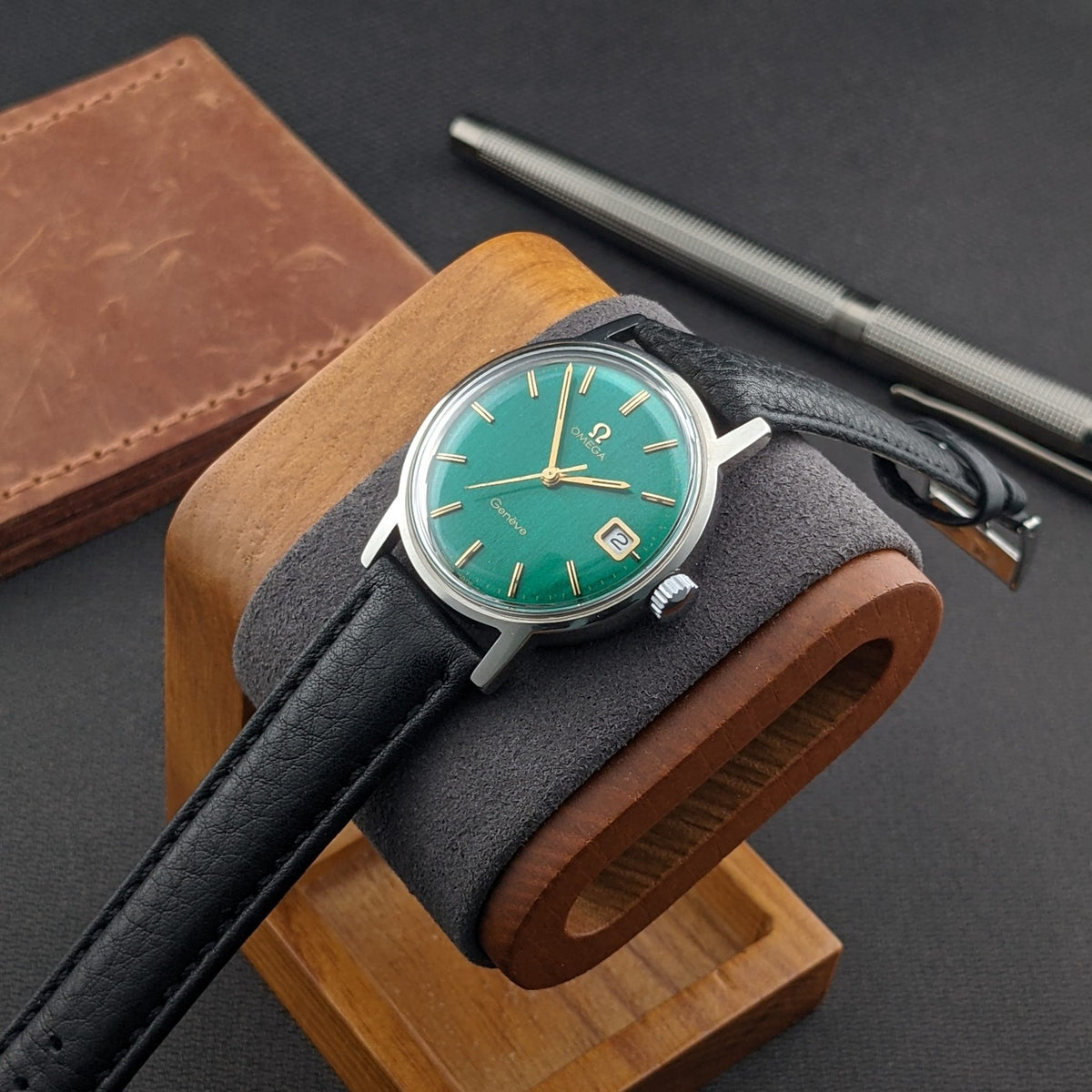 57 Years Old / Omega Genève / Ref. 136.070 / Vintage 1969 Watch / Restored Bottle-Green Dial / Cal. 613 / Serviced vintage watch