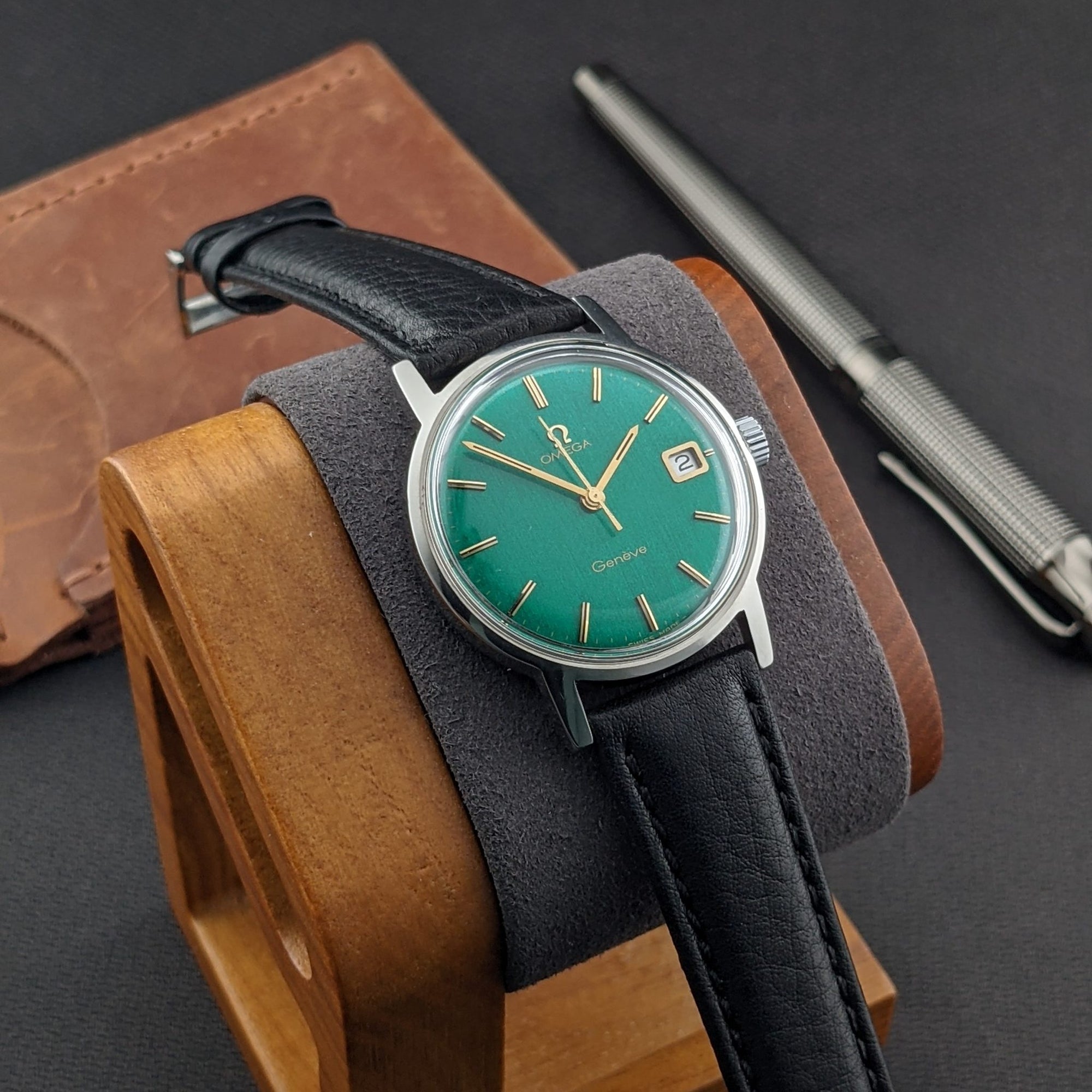 57 Years Old / Omega Genève / Ref. 136.070 / Vintage 1969 Watch / Restored Bottle-Green Dial / Cal. 613 / Serviced vintage watch