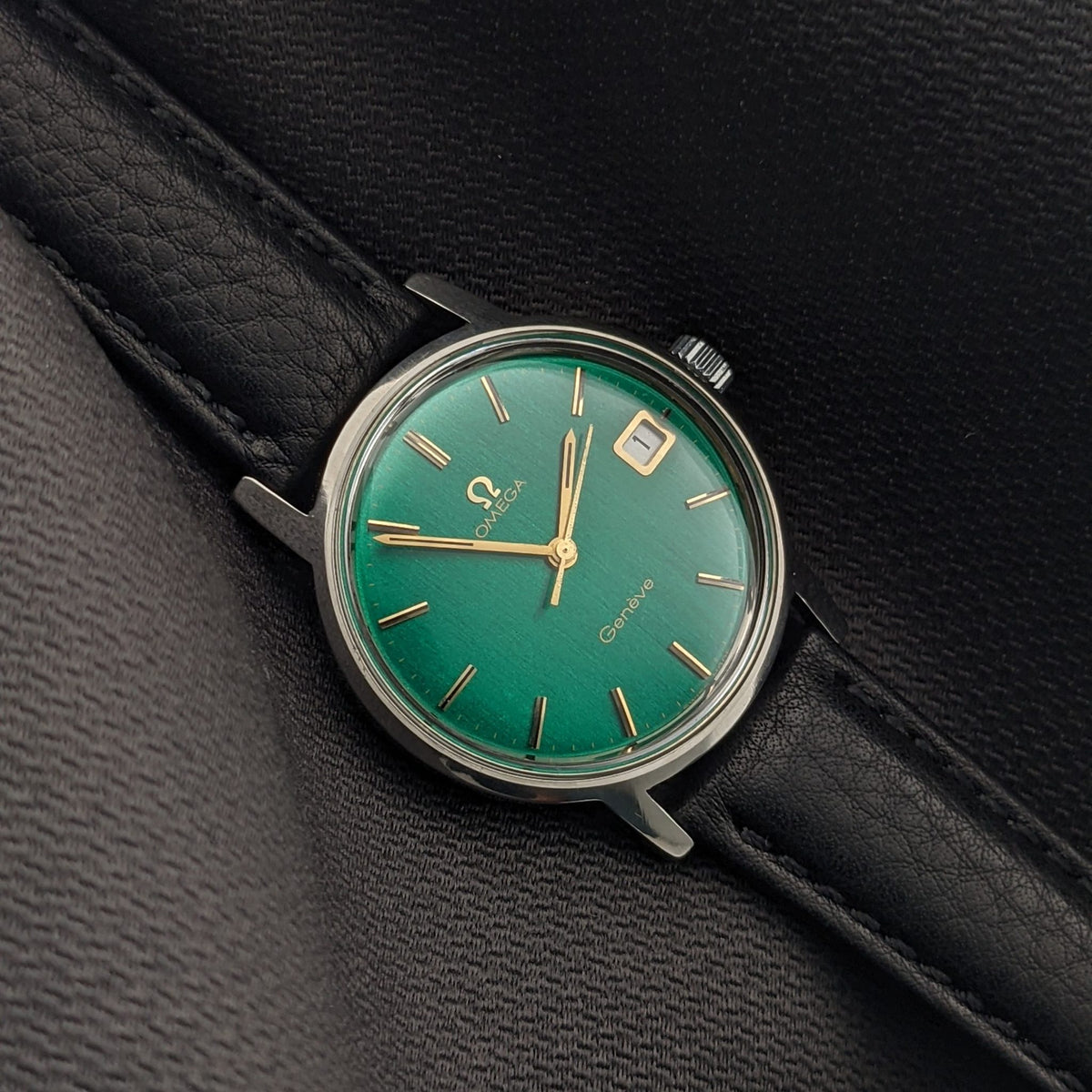 57 Years Old / Omega Genève / Ref. 136.070 / Vintage 1969 Watch / Restored Bottle-Green Dial / Cal. 613 / Serviced vintage watch