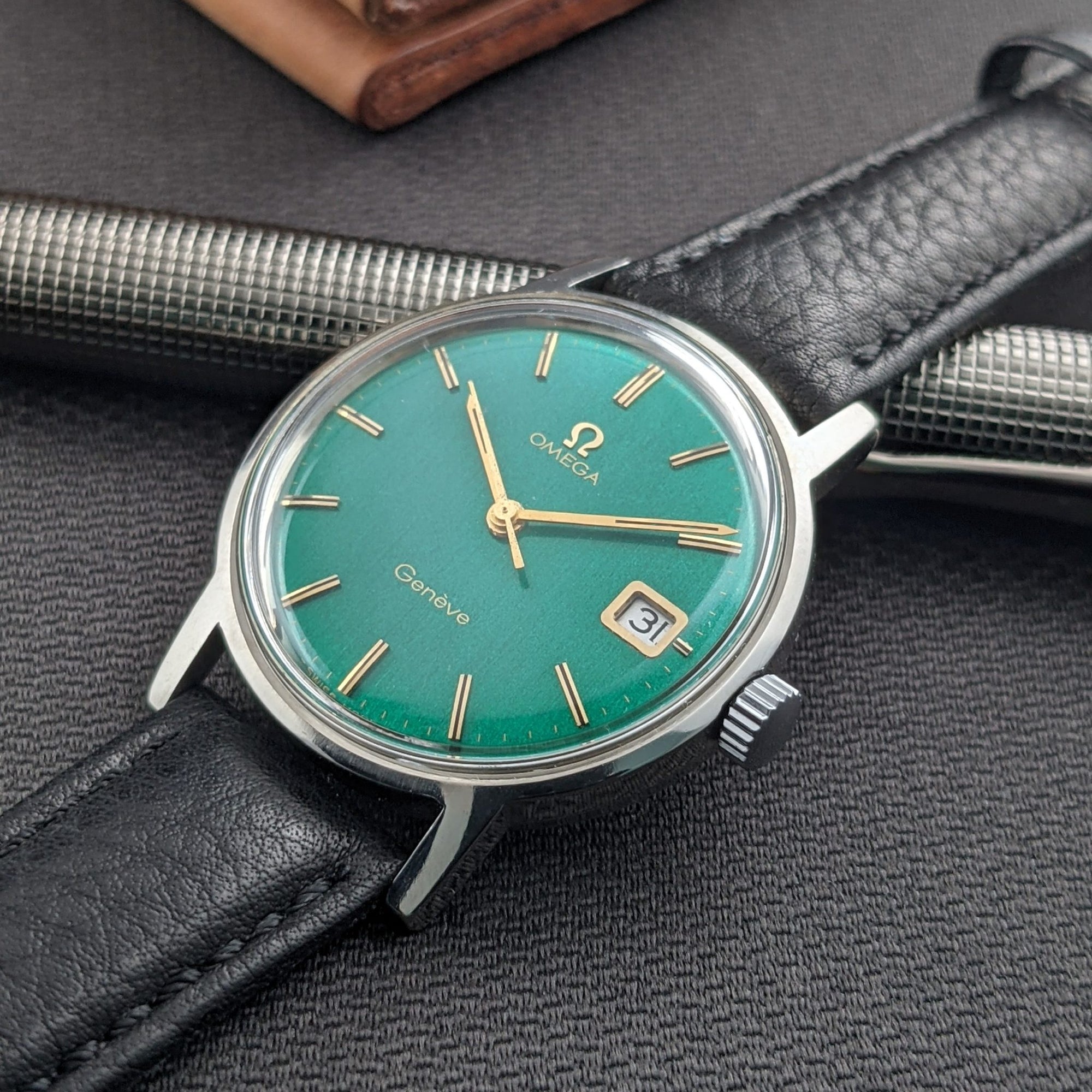 57 Years Old / Omega Genève / Ref. 136.070 / Vintage 1969 Watch / Restored Bottle-Green Dial / Cal. 613 / Serviced vintage watch