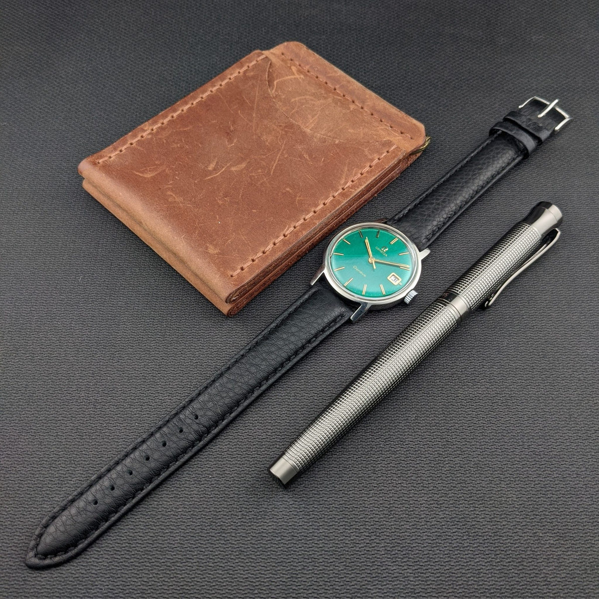 57 Years Old / Omega Genève / Ref. 136.070 / Vintage 1969 Watch / Restored Bottle-Green Dial / Cal. 613 / Serviced vintage watch