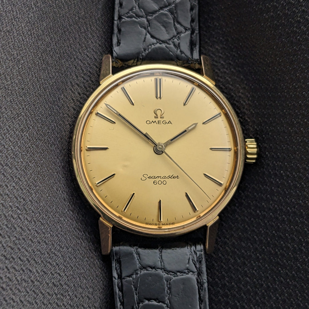 57 Years Old / Omega Seamaster 600 / Ref 135.011 / Vintage 1969 Watch / Cal 601 Movement / Serviced vintage watch