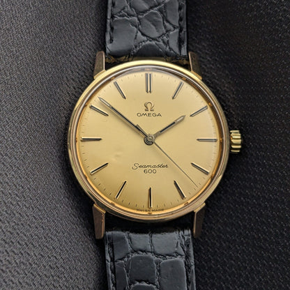 57 Years Old / Omega Seamaster 600 / Ref 135.011 / Vintage 1969 Watch / Cal 601 Movement / Serviced vintage watch