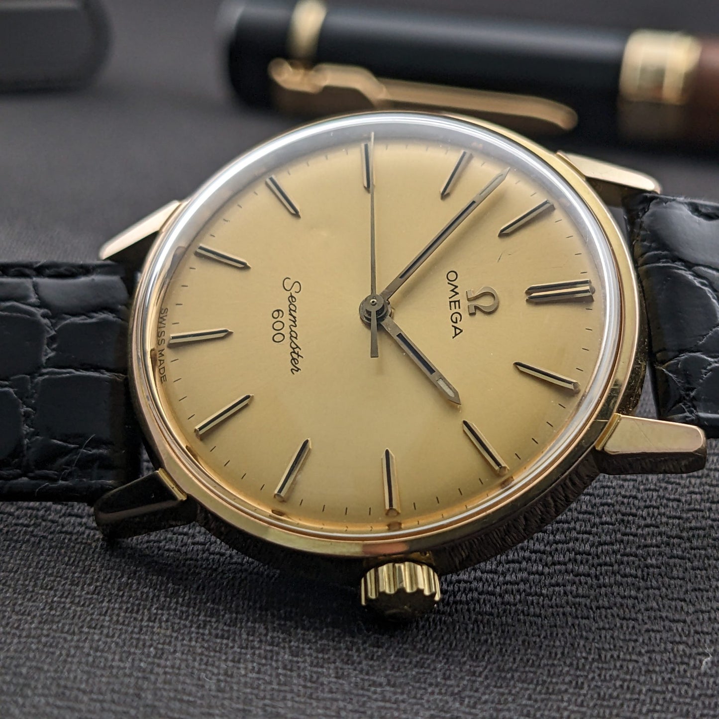 57 Years Old / Omega Seamaster 600 / Ref 135.011 / Vintage 1969 Watch / Cal 601 Movement / Serviced vintage watch