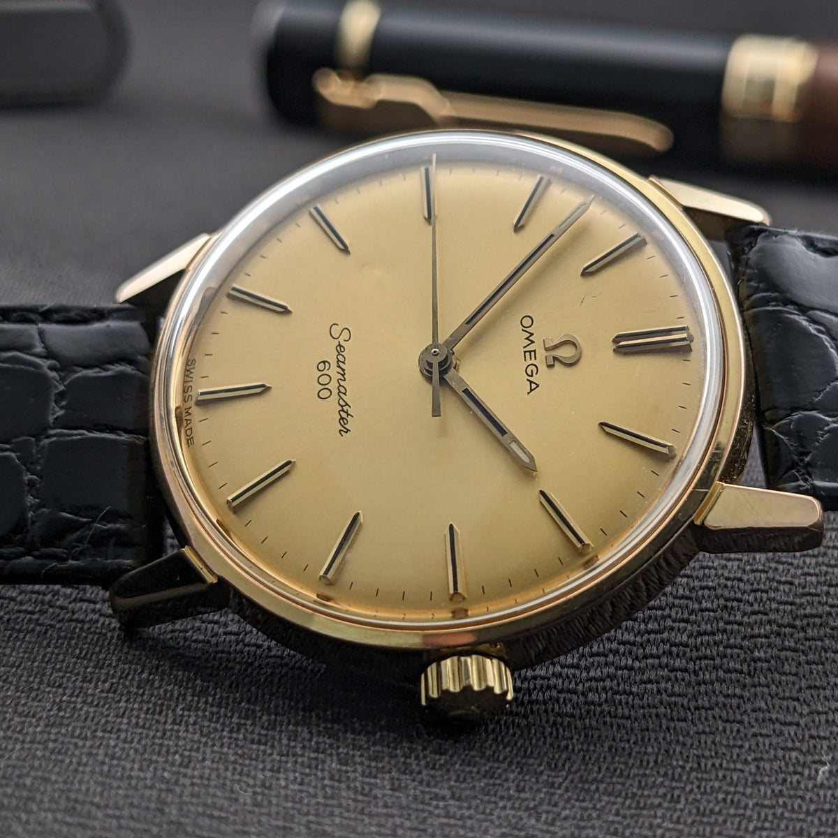 57 Years Old / Omega Seamaster 600 / Ref 135.011 / Vintage 1969 Watch / Cal 601 Movement / Serviced vintage watch