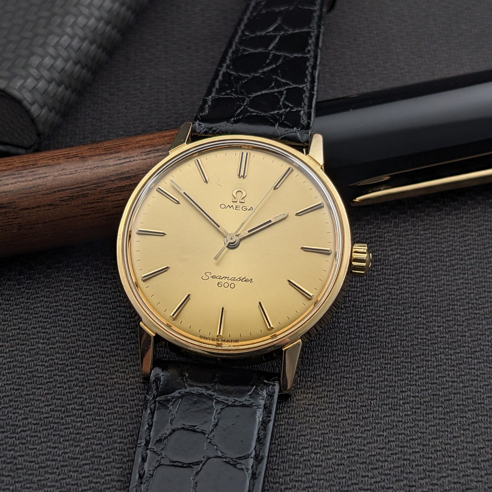 57 Years Old / Omega Seamaster 600 / Ref 135.011 / Vintage 1969 Watch / Cal 601 Movement / Serviced vintage watch