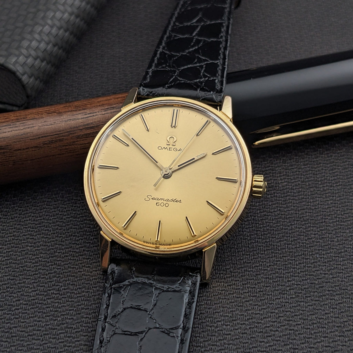 57 Years Old / Omega Seamaster 600 / Ref 135.011 / Vintage 1969 Watch / Cal 601 Movement / Serviced vintage watch