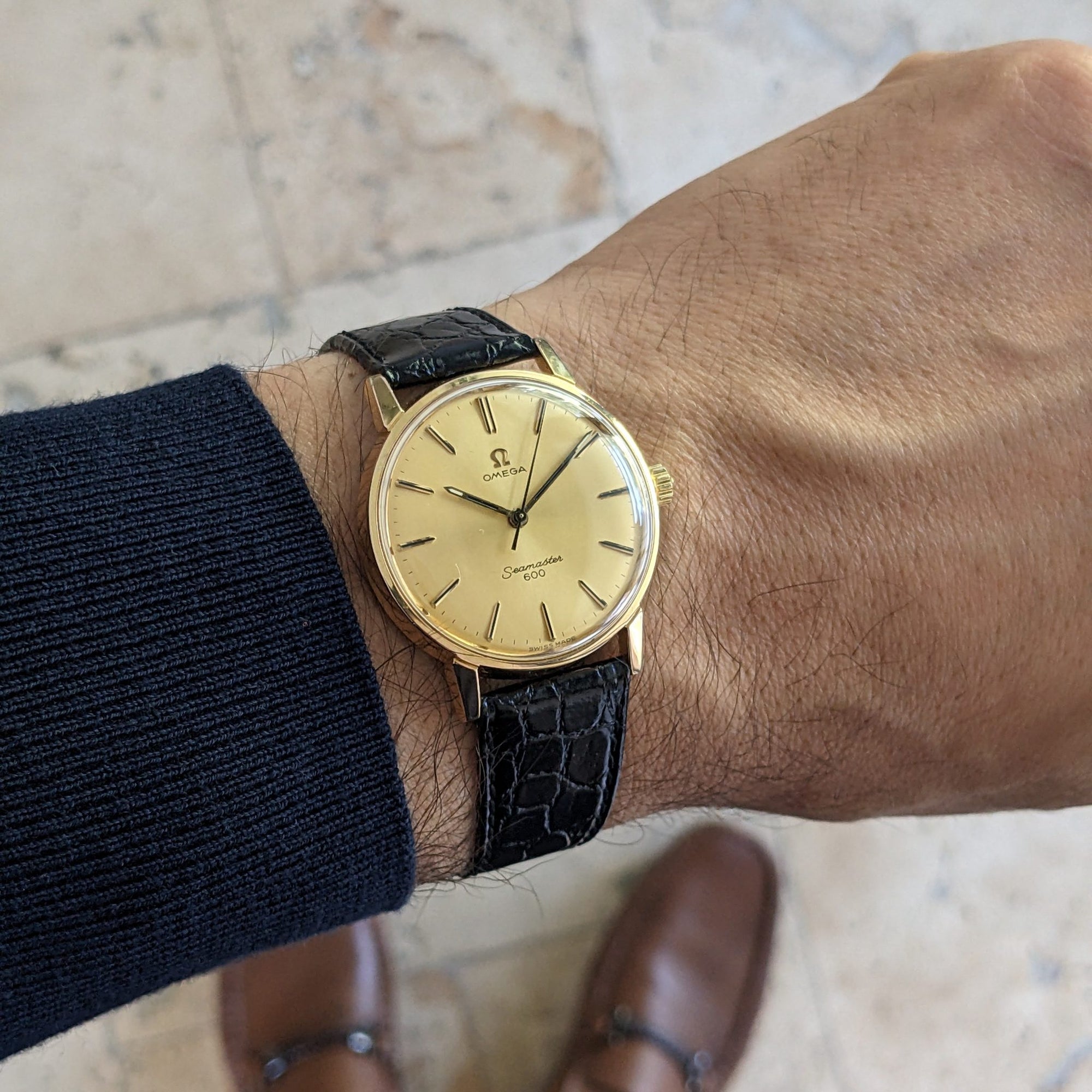 57 Years Old / Omega Seamaster 600 / Ref 135.011 / Vintage 1969 Watch / Cal 601 Movement / Serviced vintage watch