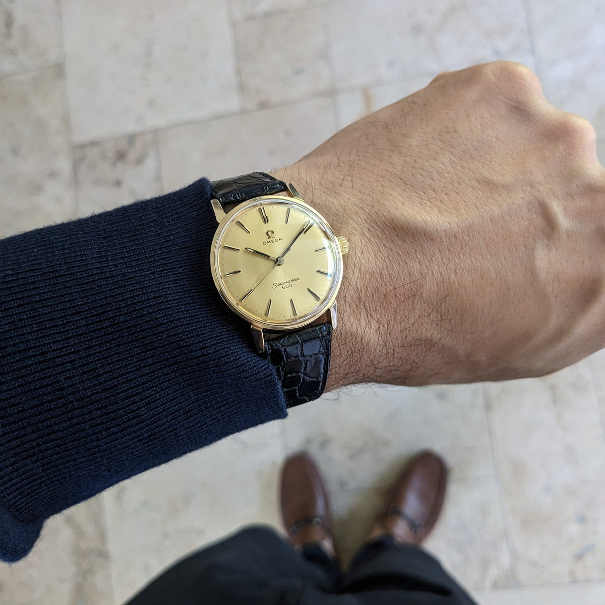 57 Years Old / Omega Seamaster 600 / Ref 135.011 / Vintage 1969 Watch / Cal 601 Movement / Serviced vintage watch