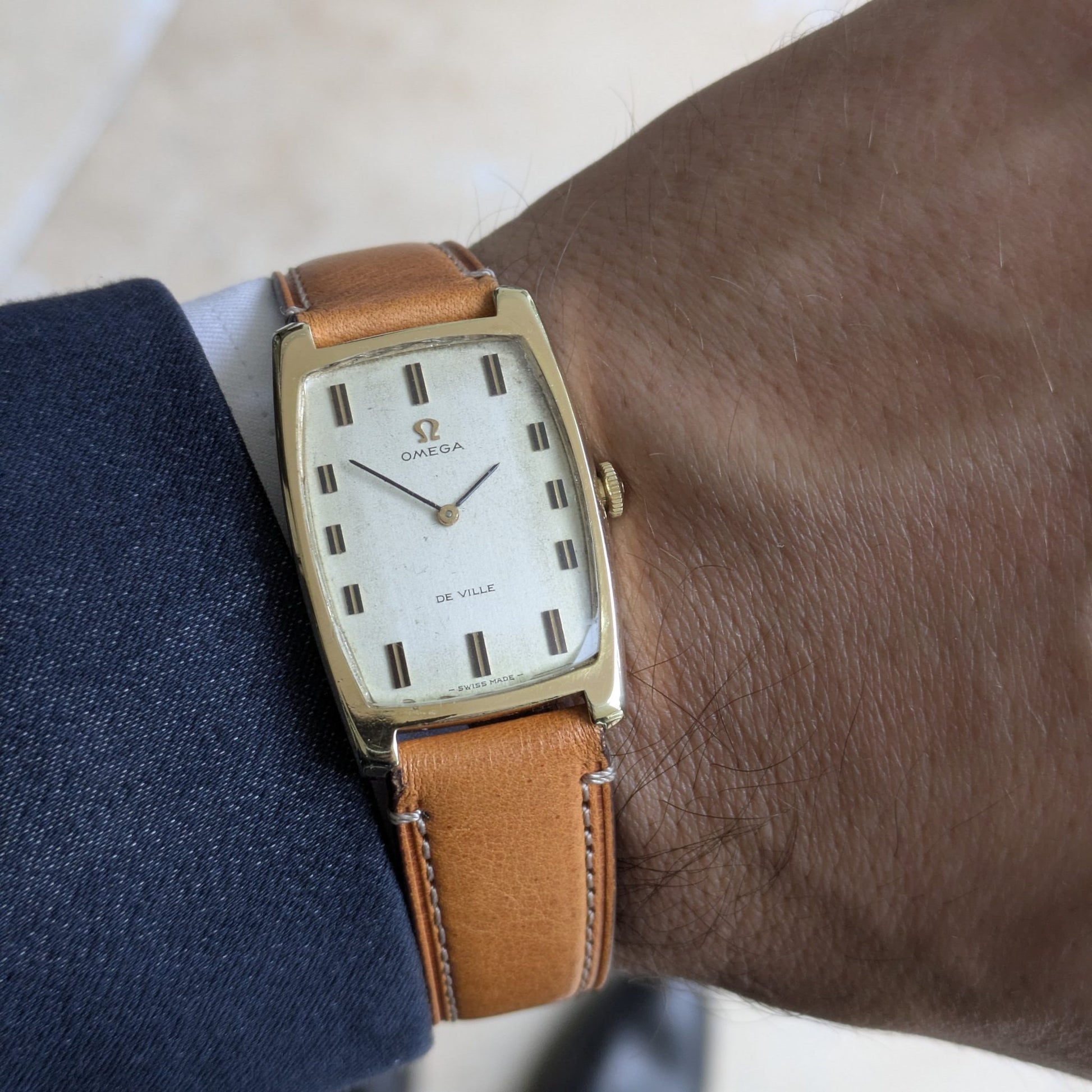 58 Years Old / Omega De Ville / Ref 111.085 / Vintage 1968 Watch / Cal 620 Movement / Serviced vintage watch