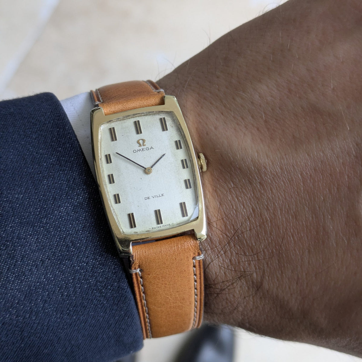 58 Years Old / Omega De Ville / Ref 111.085 / Vintage 1968 Watch / Cal 620 Movement / Serviced vintage watch