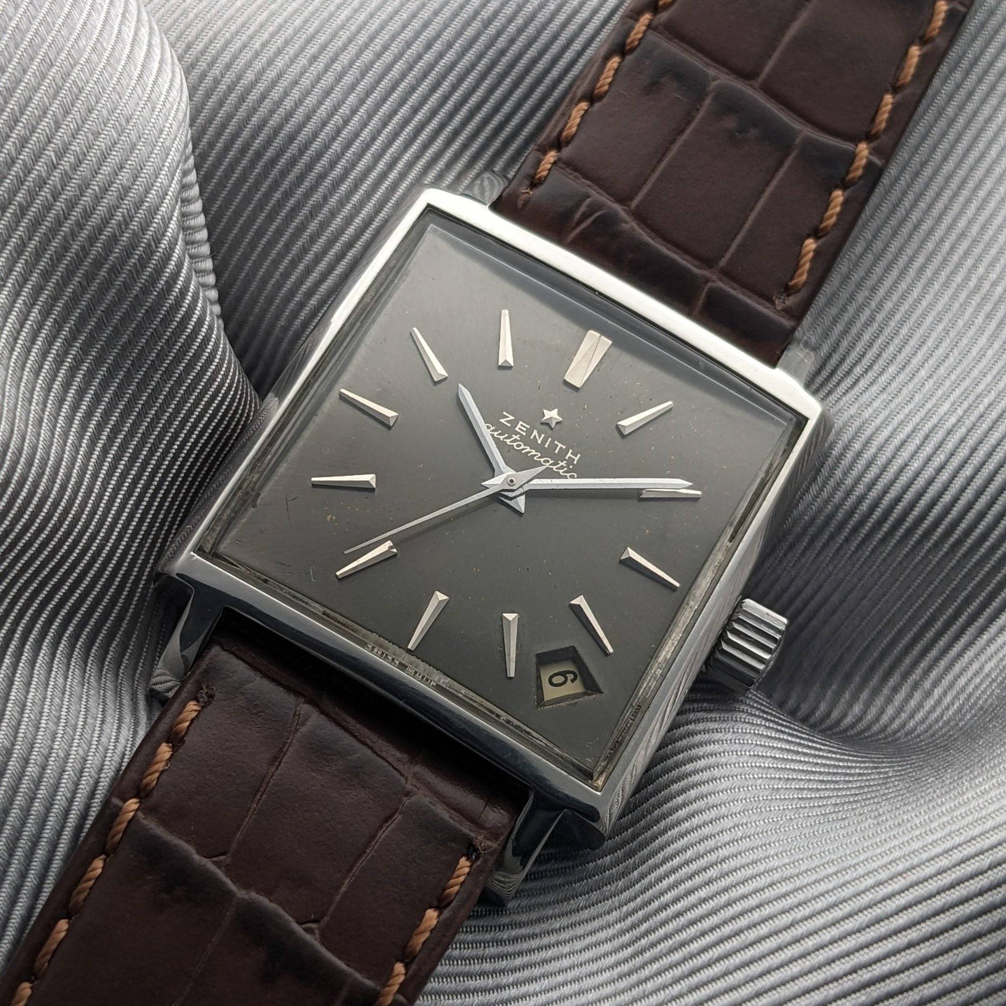 Zenith Automatic 6-66 2542PC Vintage Watch - Square Design