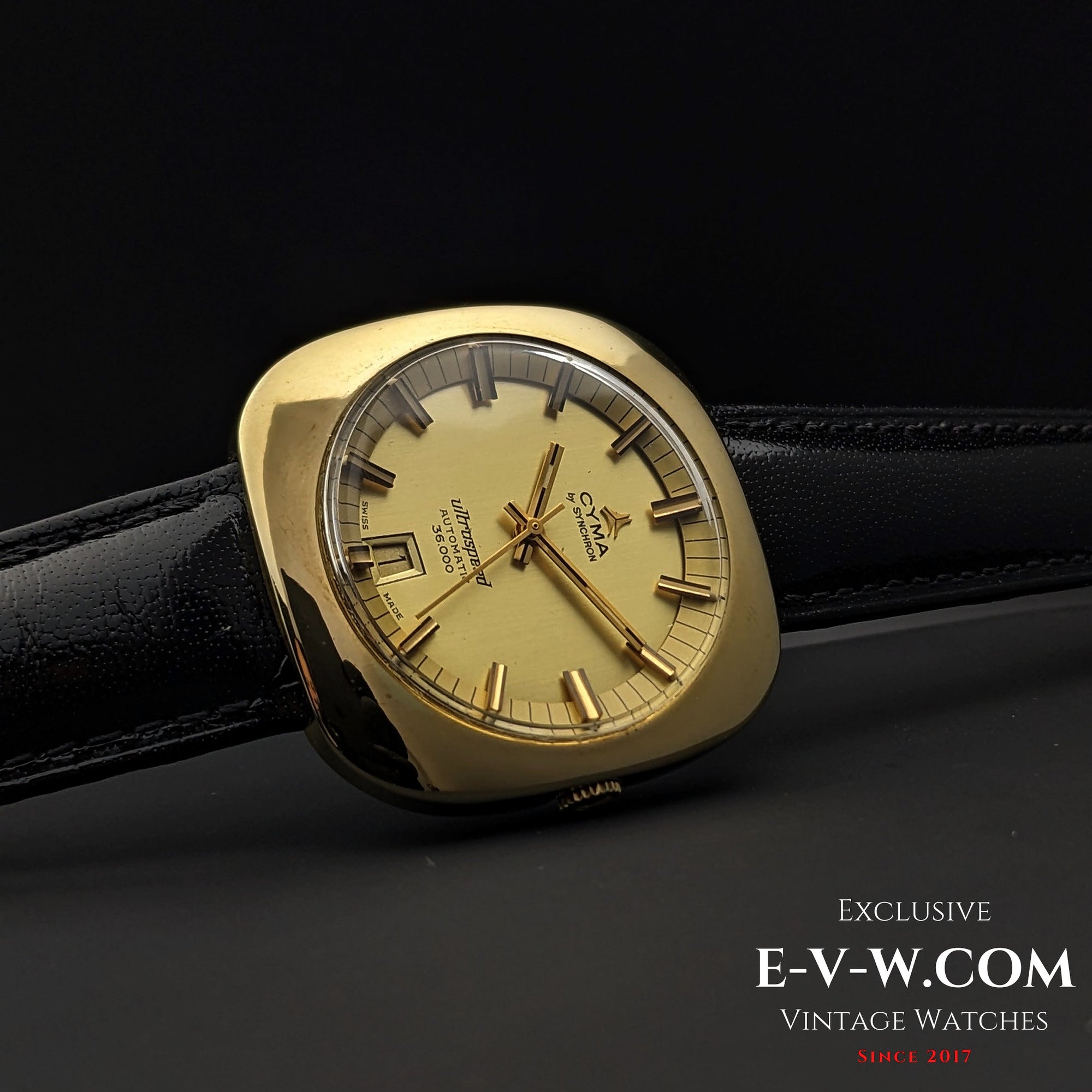 54 Years Old Vintage CYMA by SYNCHRON ultraspeed AUTOMATIC 36000 / Cal. 72 / Vintage 1970s
